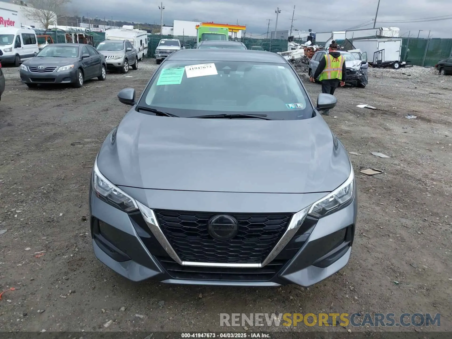 12 fotografías del automóvil dañado 3N1AB8BV9NY307592 NISSAN SENTRA 2022