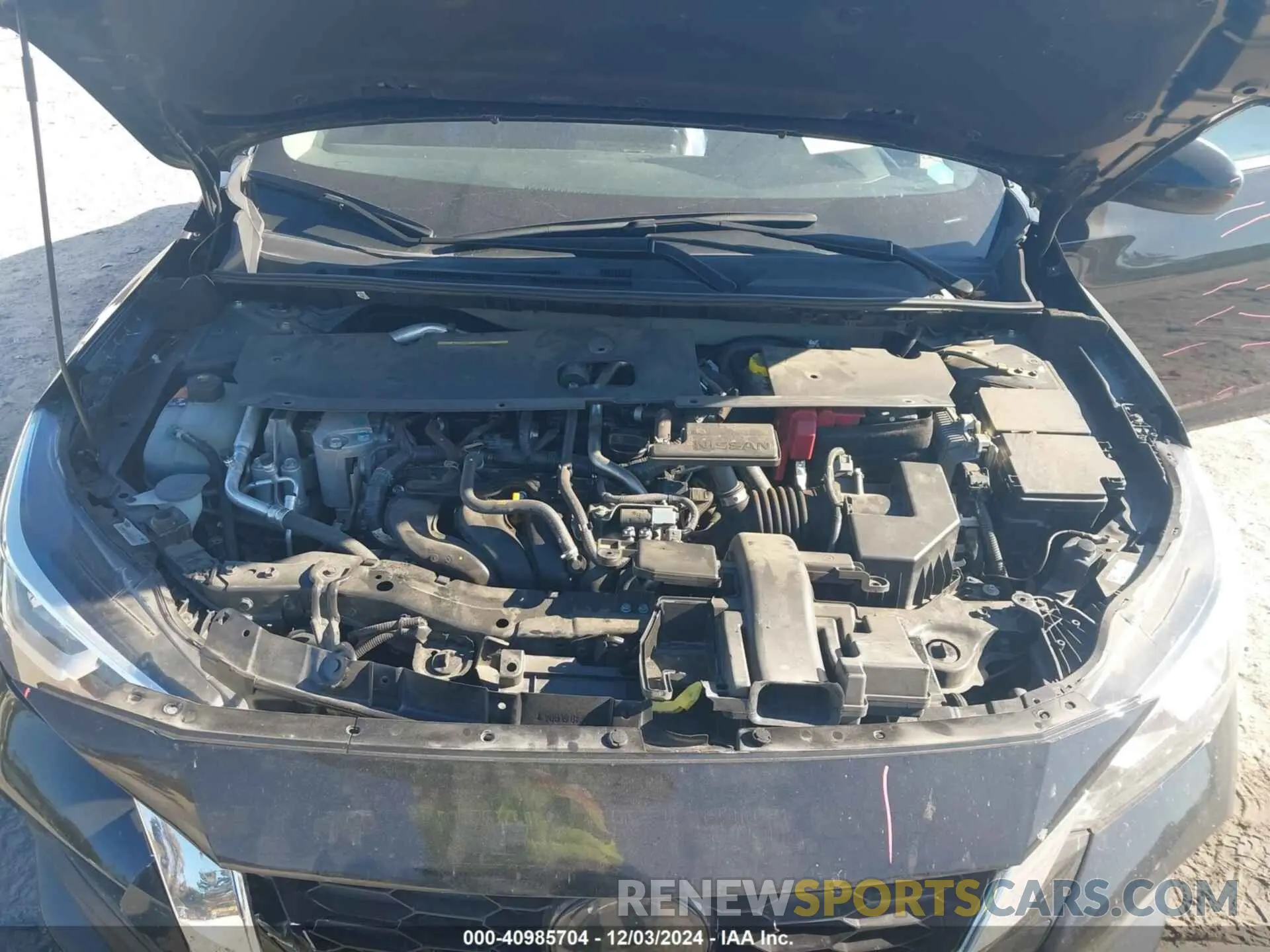 10 fotografías del automóvil dañado 3N1AB8BVXNY259603 NISSAN SENTRA 2022