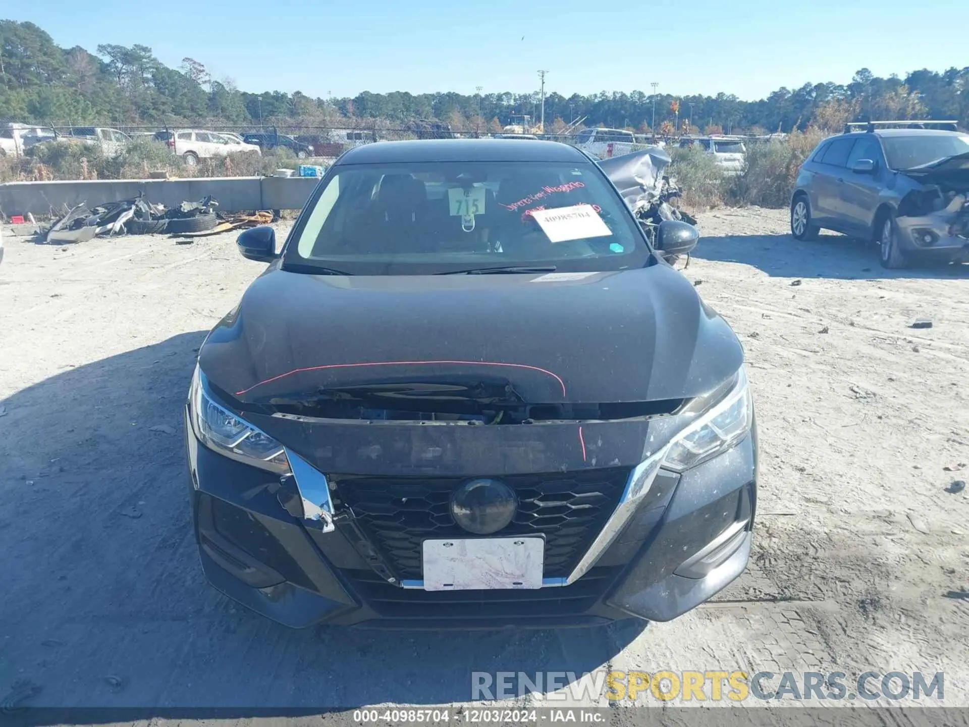 12 fotografías del automóvil dañado 3N1AB8BVXNY259603 NISSAN SENTRA 2022