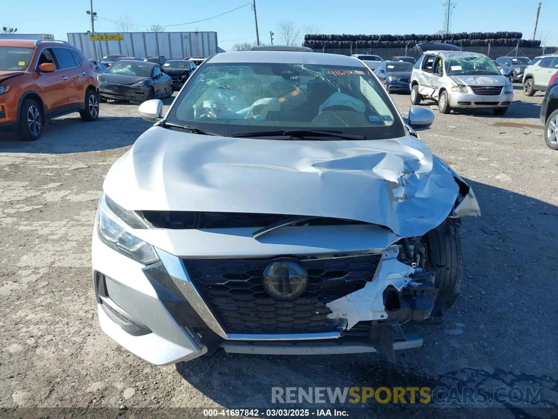 12 fotografías del automóvil dañado 3N1AB8CV0NY228066 NISSAN SENTRA 2022