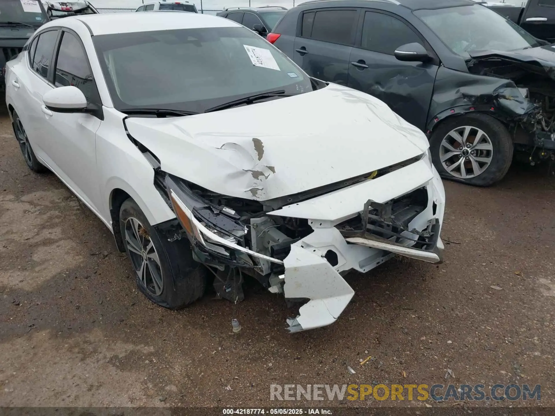6 fotografías del automóvil dañado 3N1AB8CV0NY233123 NISSAN SENTRA 2022