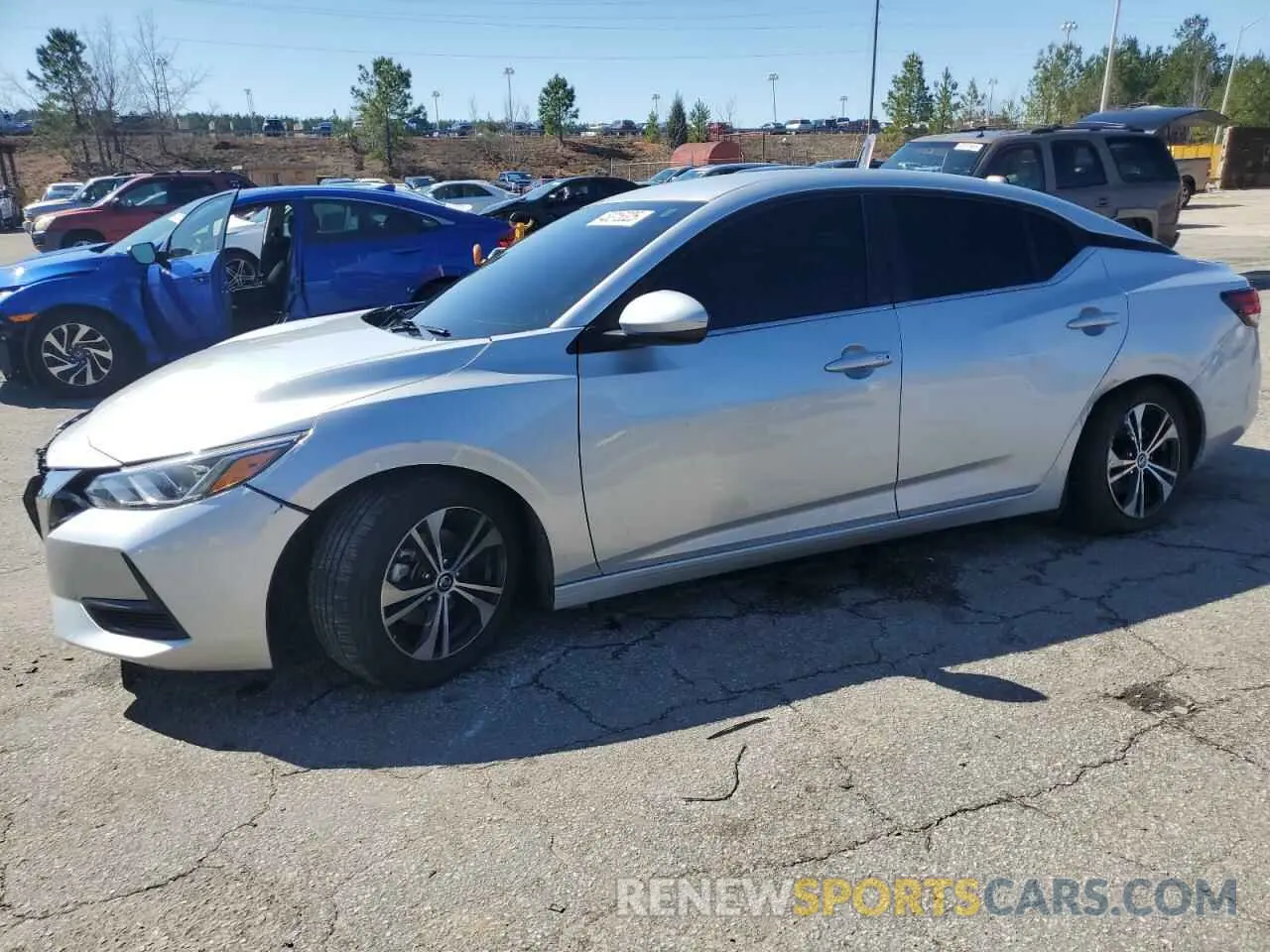 1 fotografías del automóvil dañado 3N1AB8CV0NY241447 NISSAN SENTRA 2022