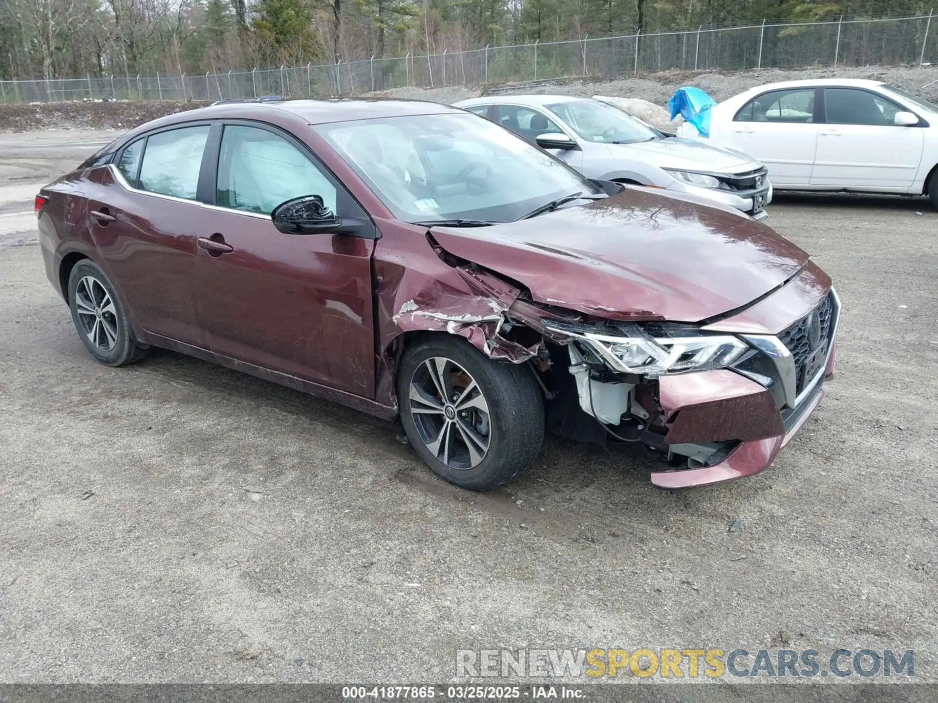 1 fotografías del automóvil dañado 3N1AB8CV0NY241450 NISSAN SENTRA 2022