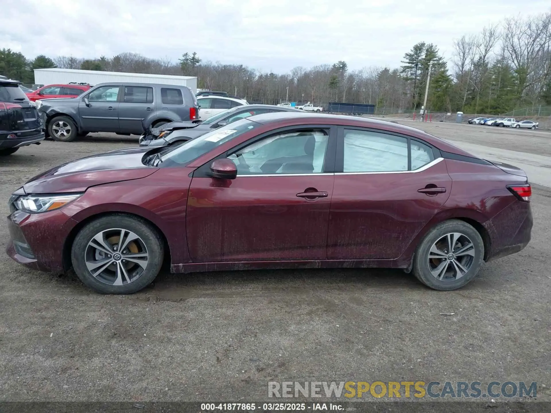 15 fotografías del automóvil dañado 3N1AB8CV0NY241450 NISSAN SENTRA 2022
