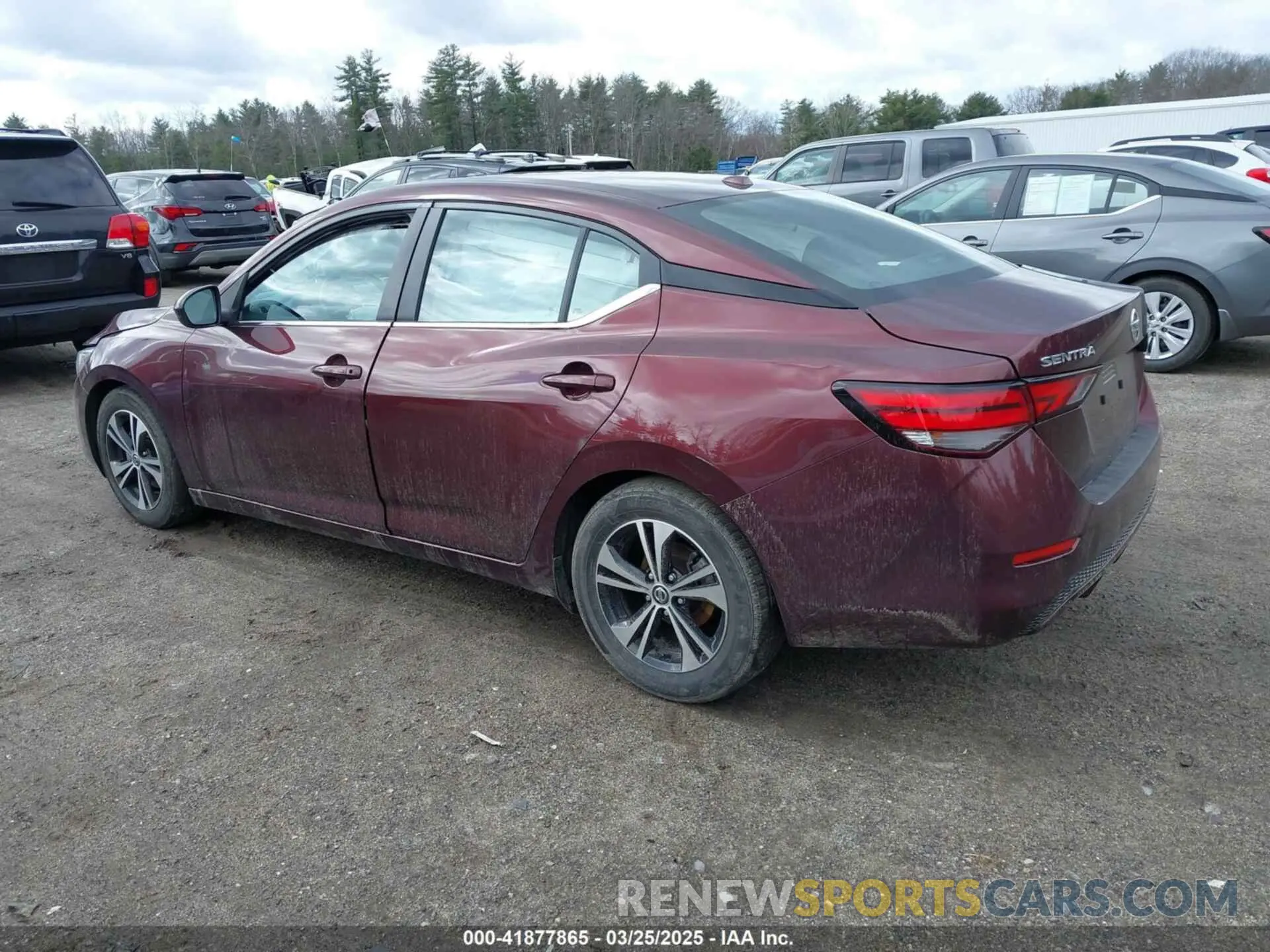 3 fotografías del automóvil dañado 3N1AB8CV0NY241450 NISSAN SENTRA 2022