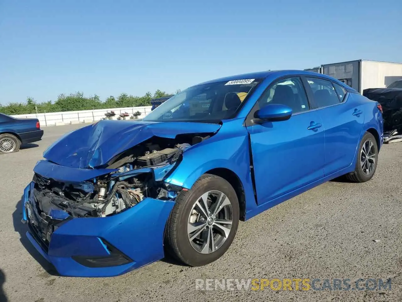 1 fotografías del automóvil dañado 3N1AB8CV0NY241934 NISSAN SENTRA 2022