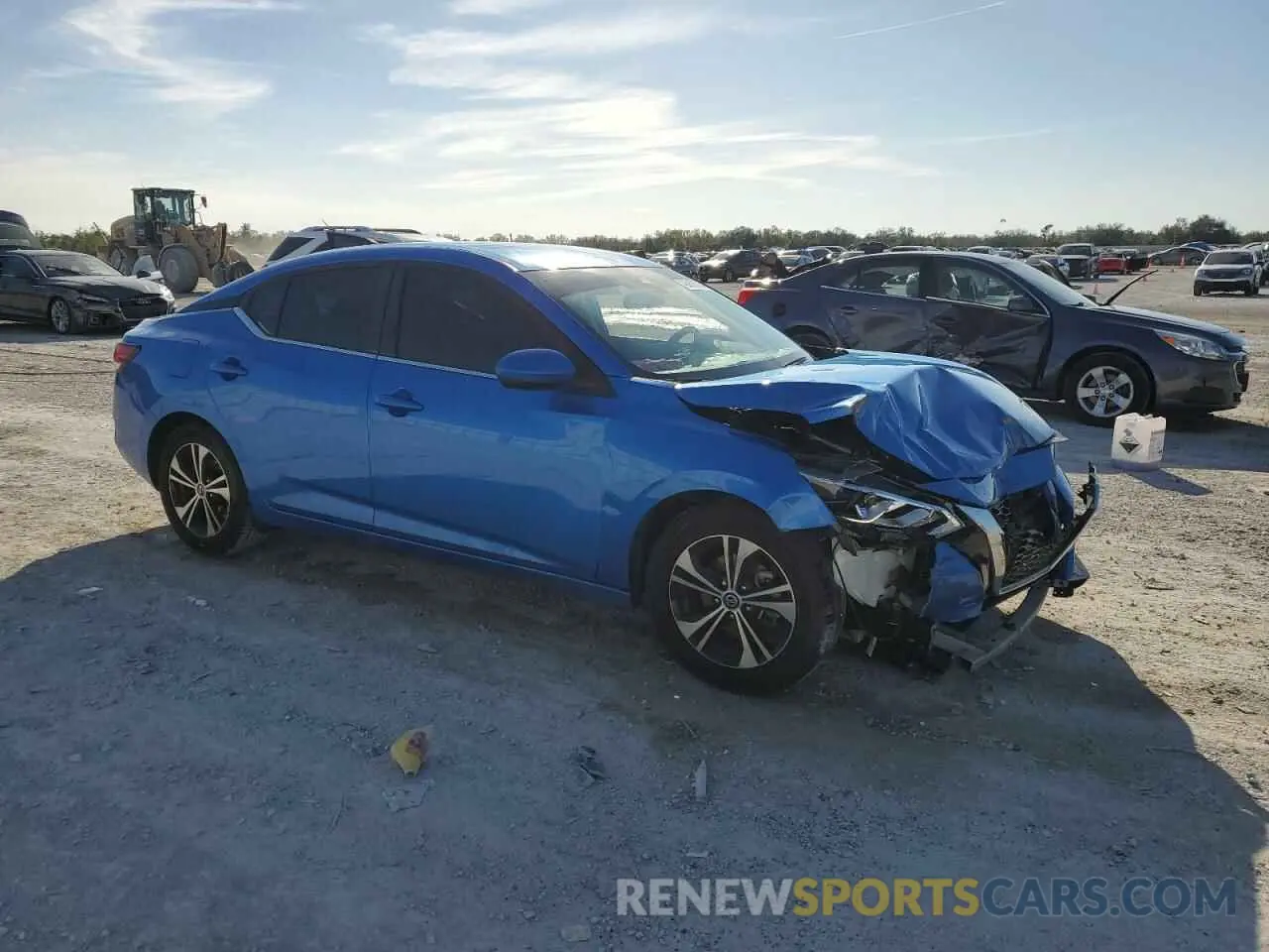 4 fotografías del automóvil dañado 3N1AB8CV0NY253517 NISSAN SENTRA 2022