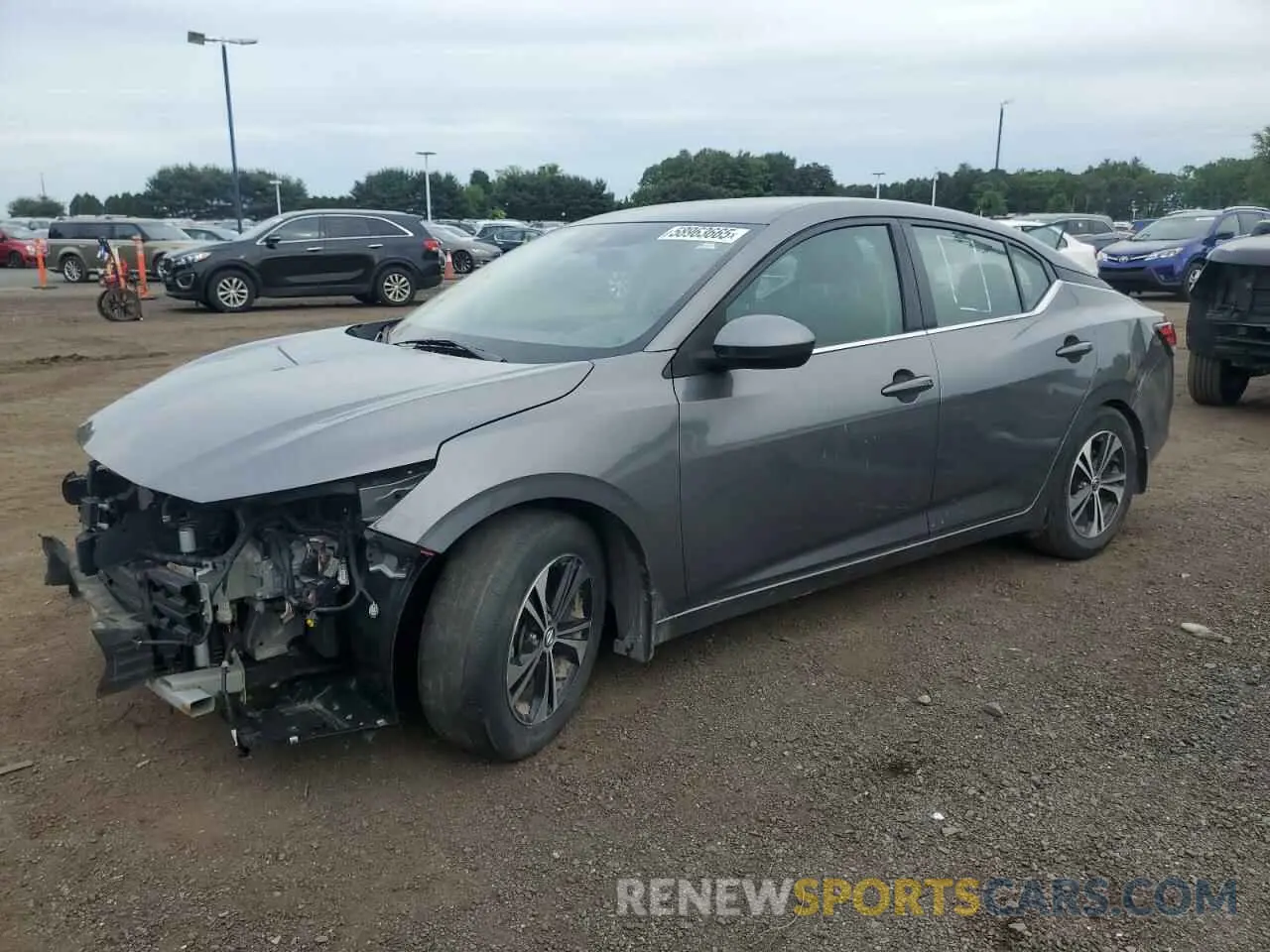 1 fotografías del automóvil dañado 3N1AB8CV0NY268566 NISSAN SENTRA 2022
