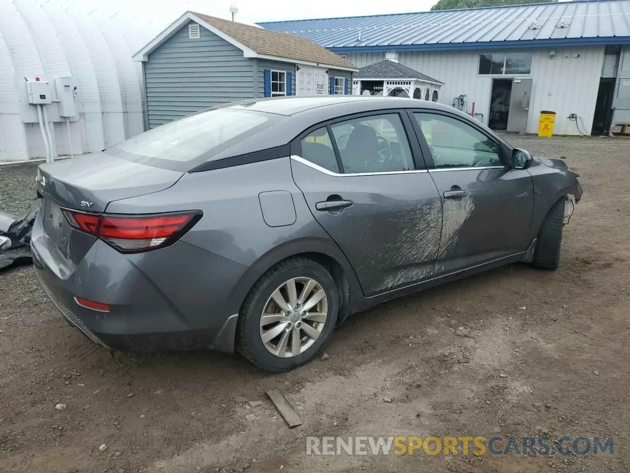 3 fotografías del automóvil dañado 3N1AB8CV0NY268566 NISSAN SENTRA 2022