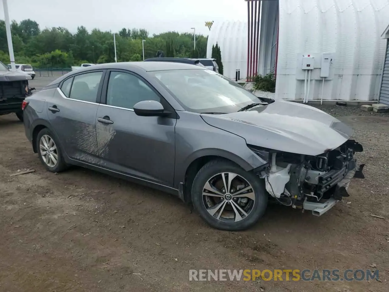 4 fotografías del automóvil dañado 3N1AB8CV0NY268566 NISSAN SENTRA 2022
