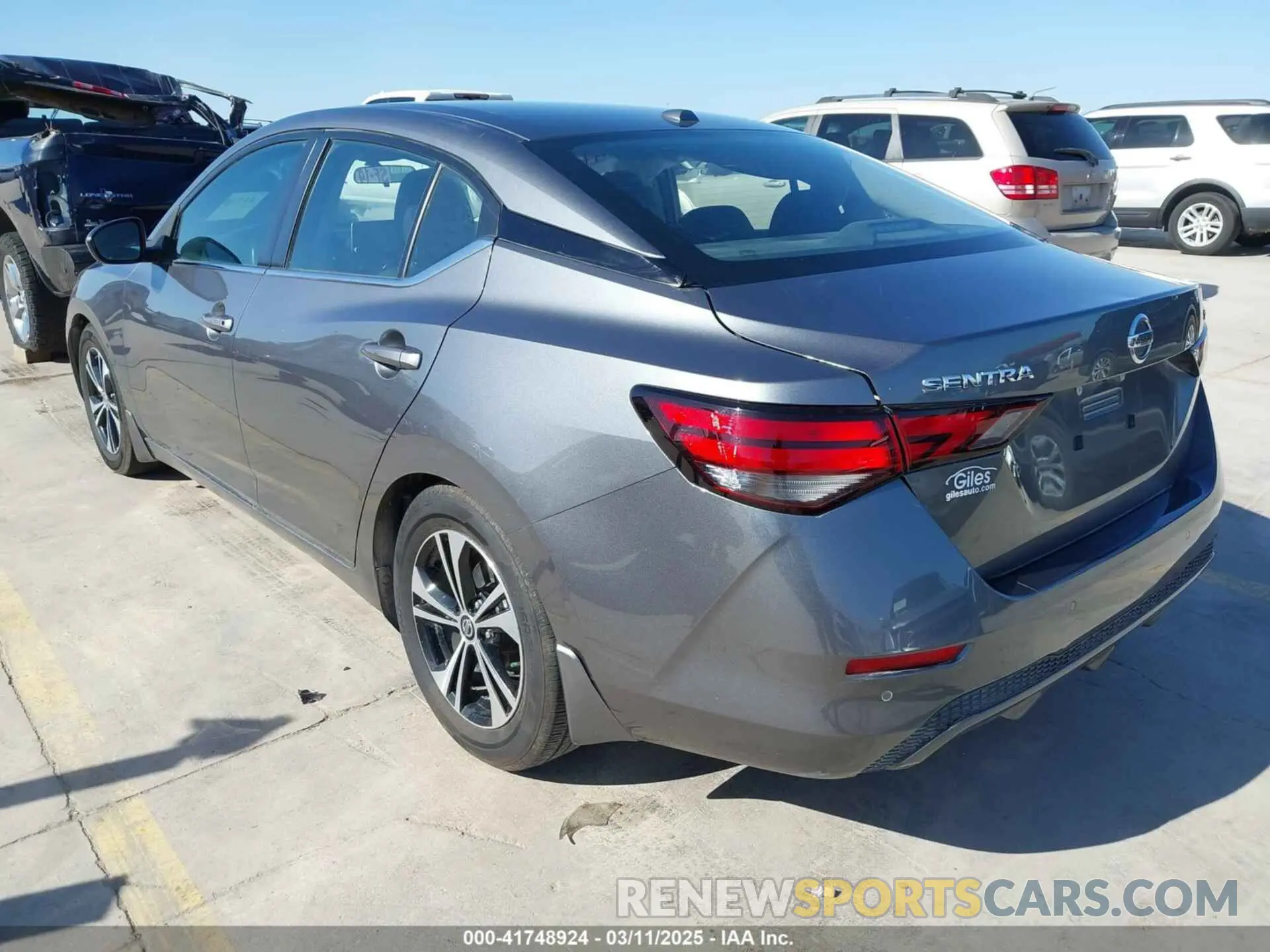 3 fotografías del automóvil dañado 3N1AB8CV0NY291779 NISSAN SENTRA 2022