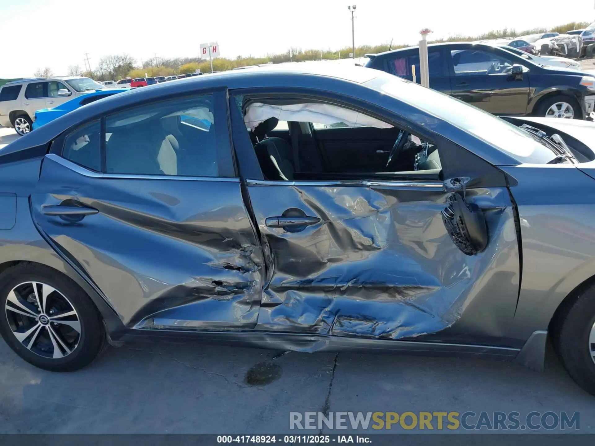 6 fotografías del automóvil dañado 3N1AB8CV0NY291779 NISSAN SENTRA 2022