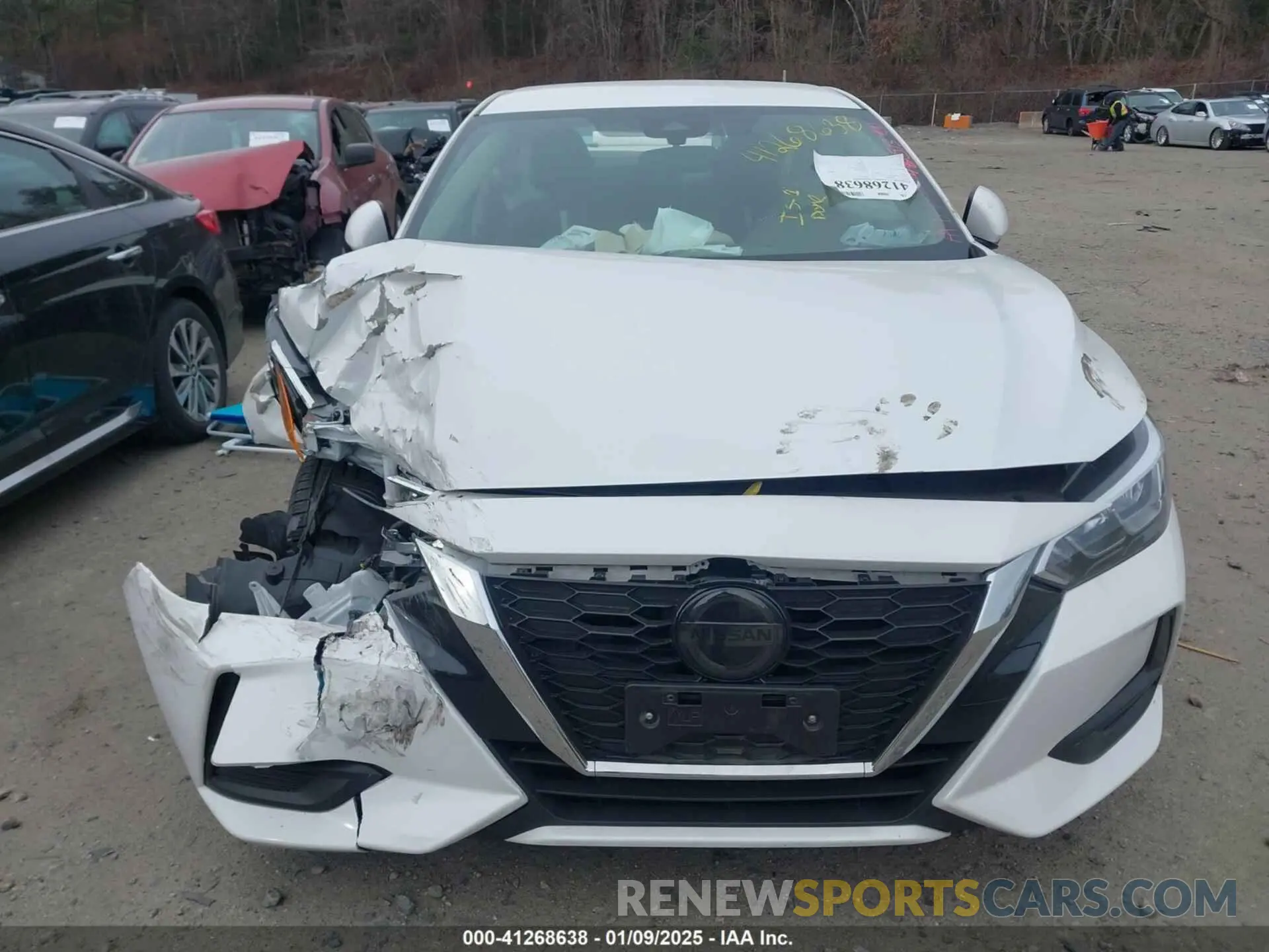 11 fotografías del automóvil dañado 3N1AB8CV0NY314459 NISSAN SENTRA 2022