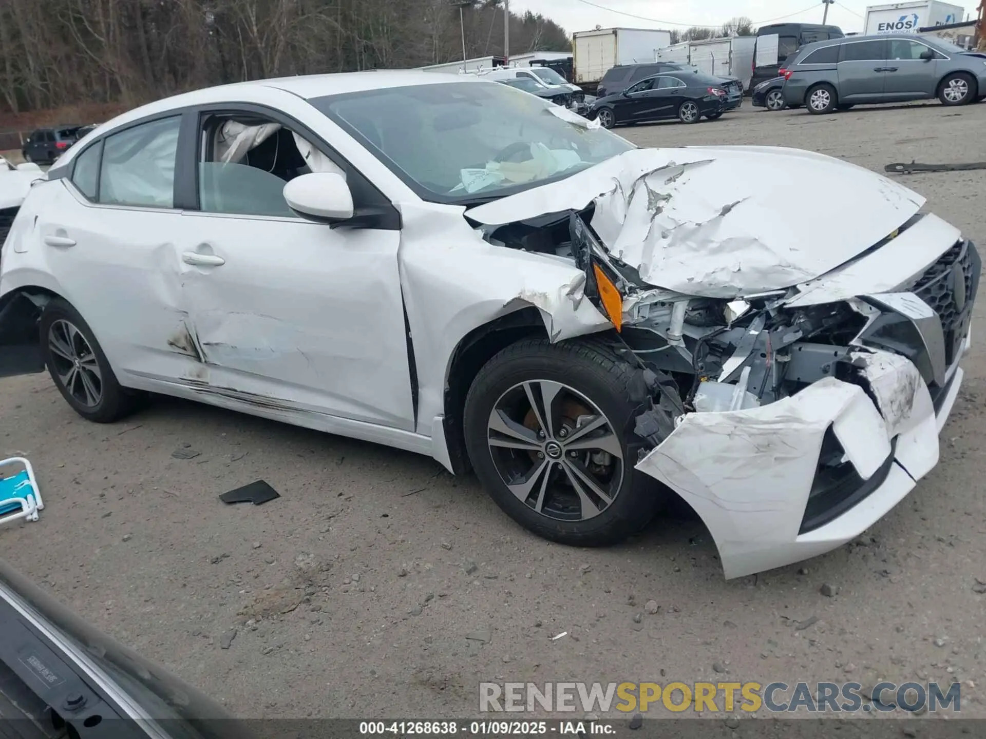 12 fotografías del automóvil dañado 3N1AB8CV0NY314459 NISSAN SENTRA 2022
