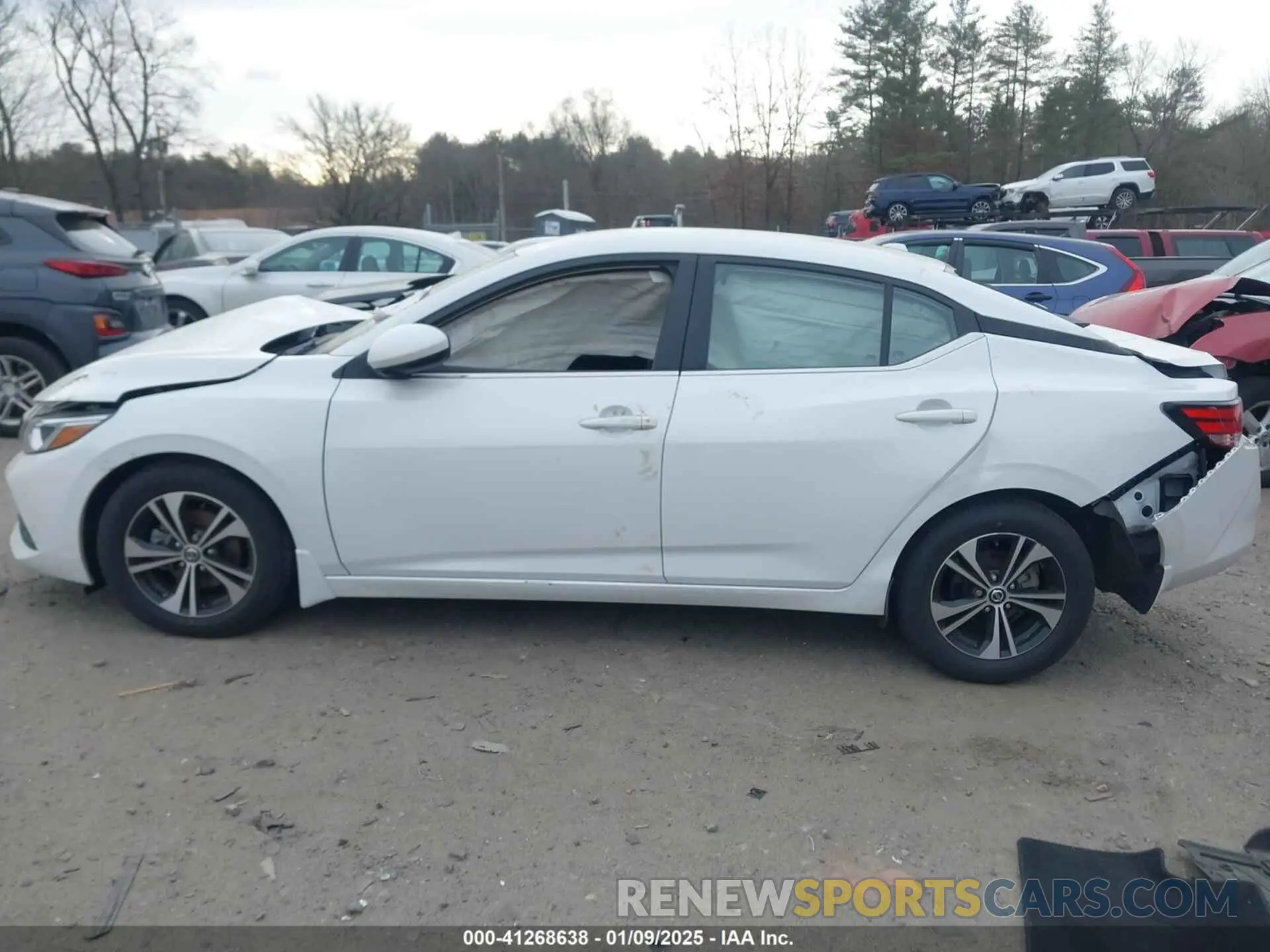 13 fotografías del automóvil dañado 3N1AB8CV0NY314459 NISSAN SENTRA 2022