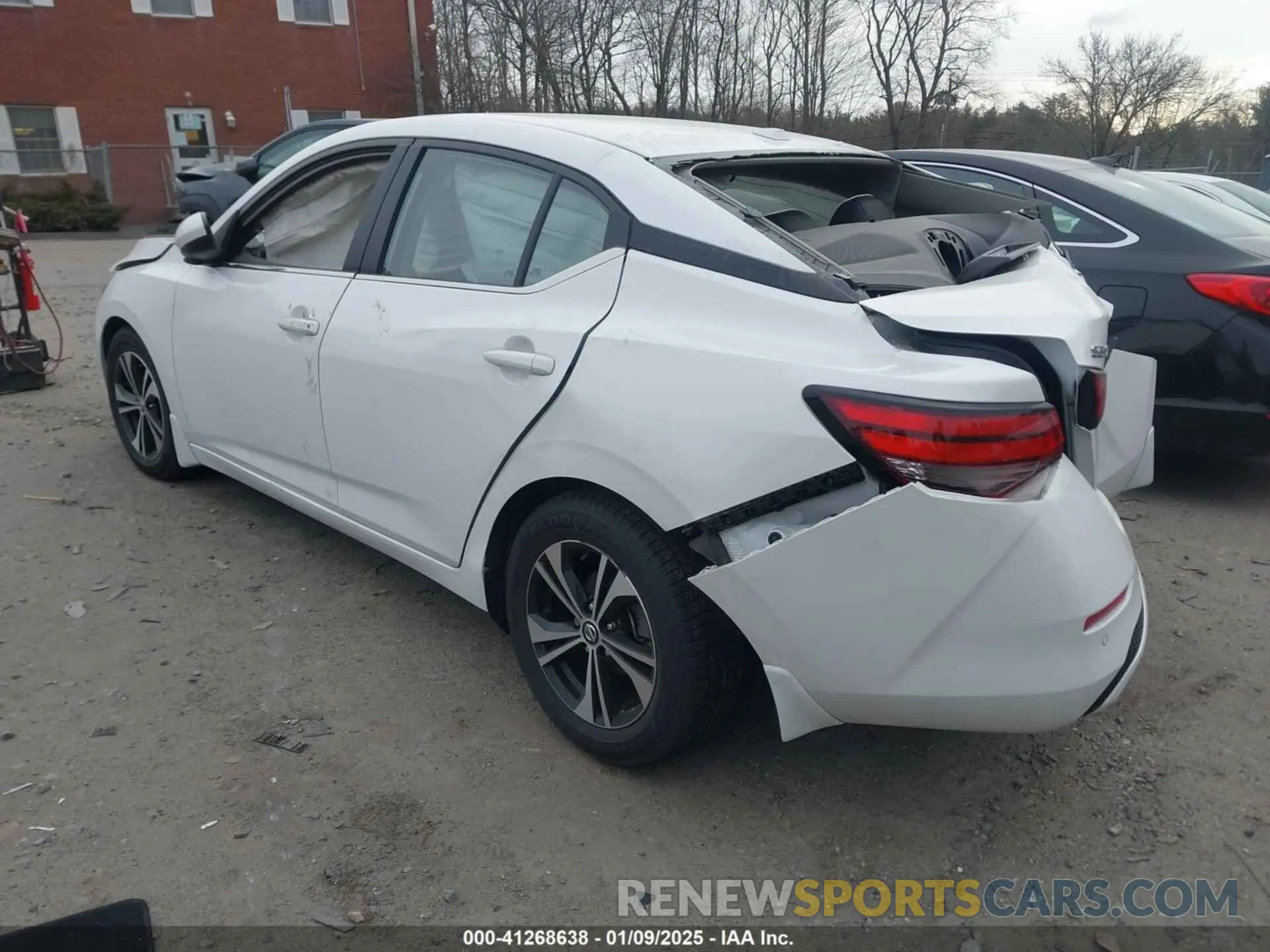 3 fotografías del automóvil dañado 3N1AB8CV0NY314459 NISSAN SENTRA 2022