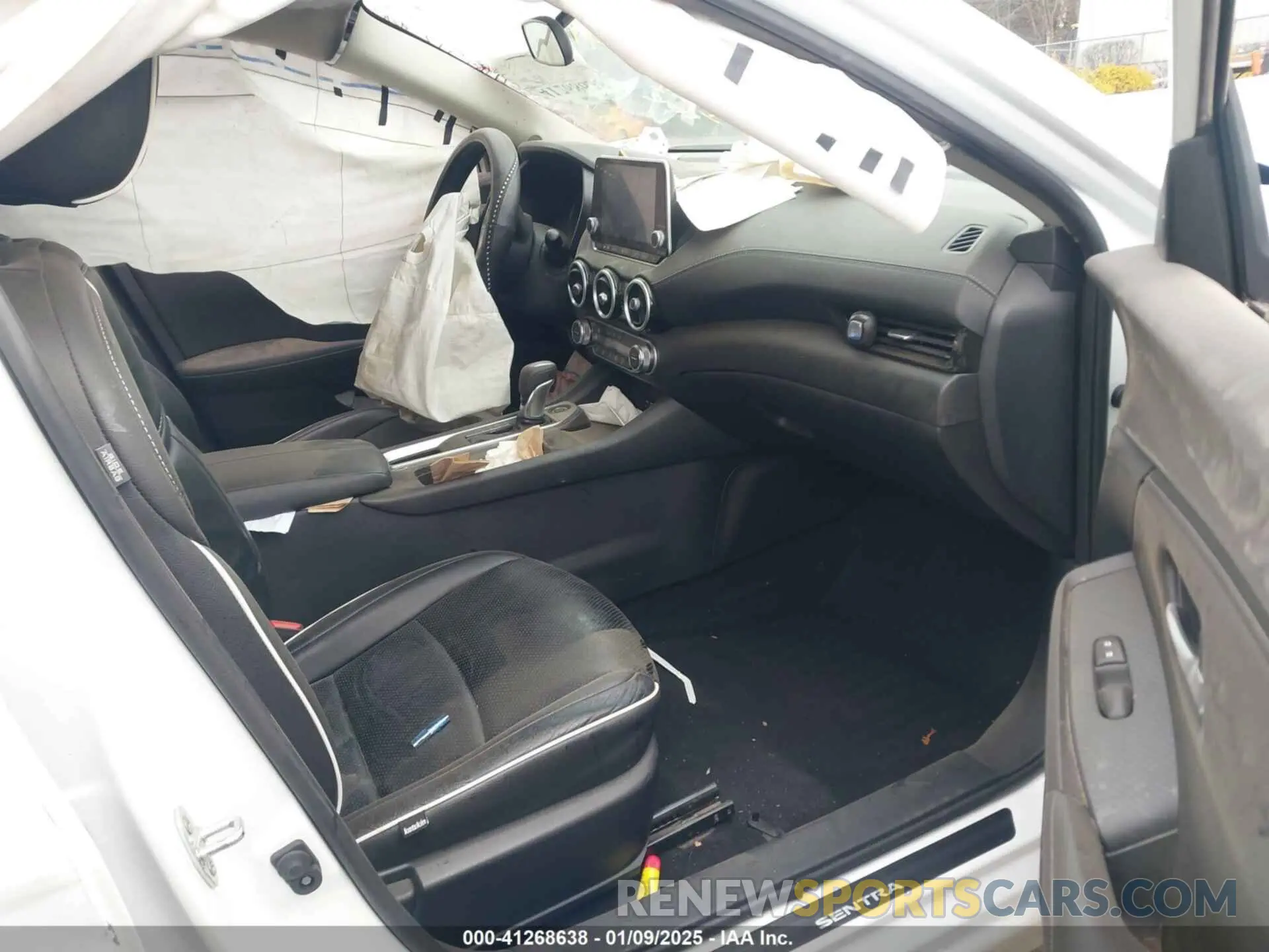 5 fotografías del automóvil dañado 3N1AB8CV0NY314459 NISSAN SENTRA 2022