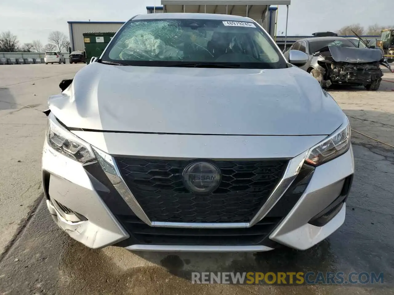 5 fotografías del automóvil dañado 3N1AB8CV0NY317605 NISSAN SENTRA 2022