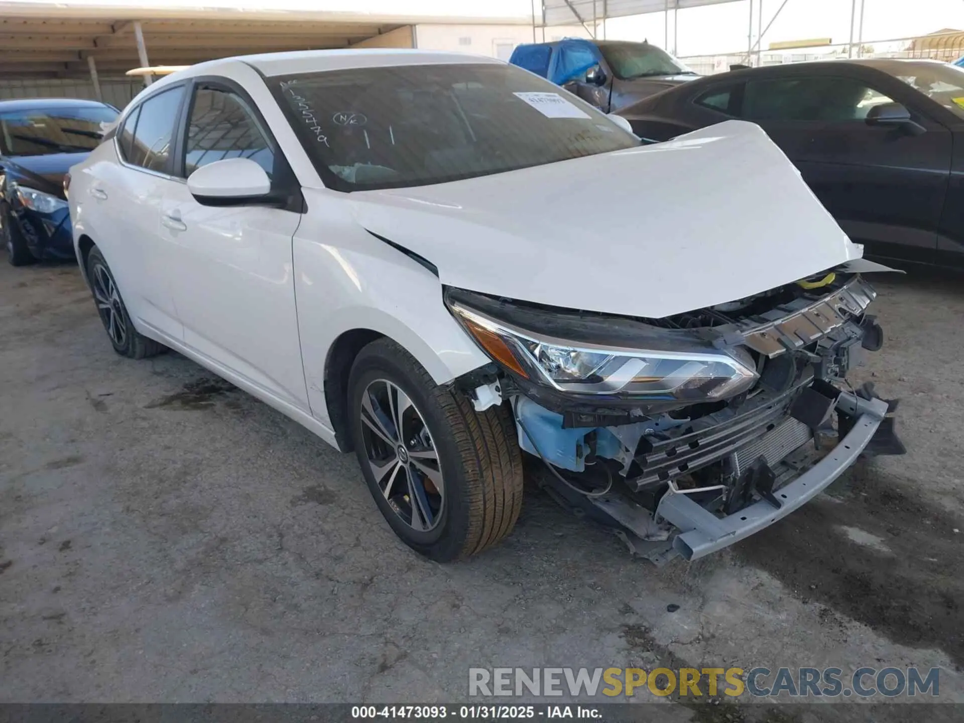 1 fotografías del automóvil dañado 3N1AB8CV0NY321394 NISSAN SENTRA 2022