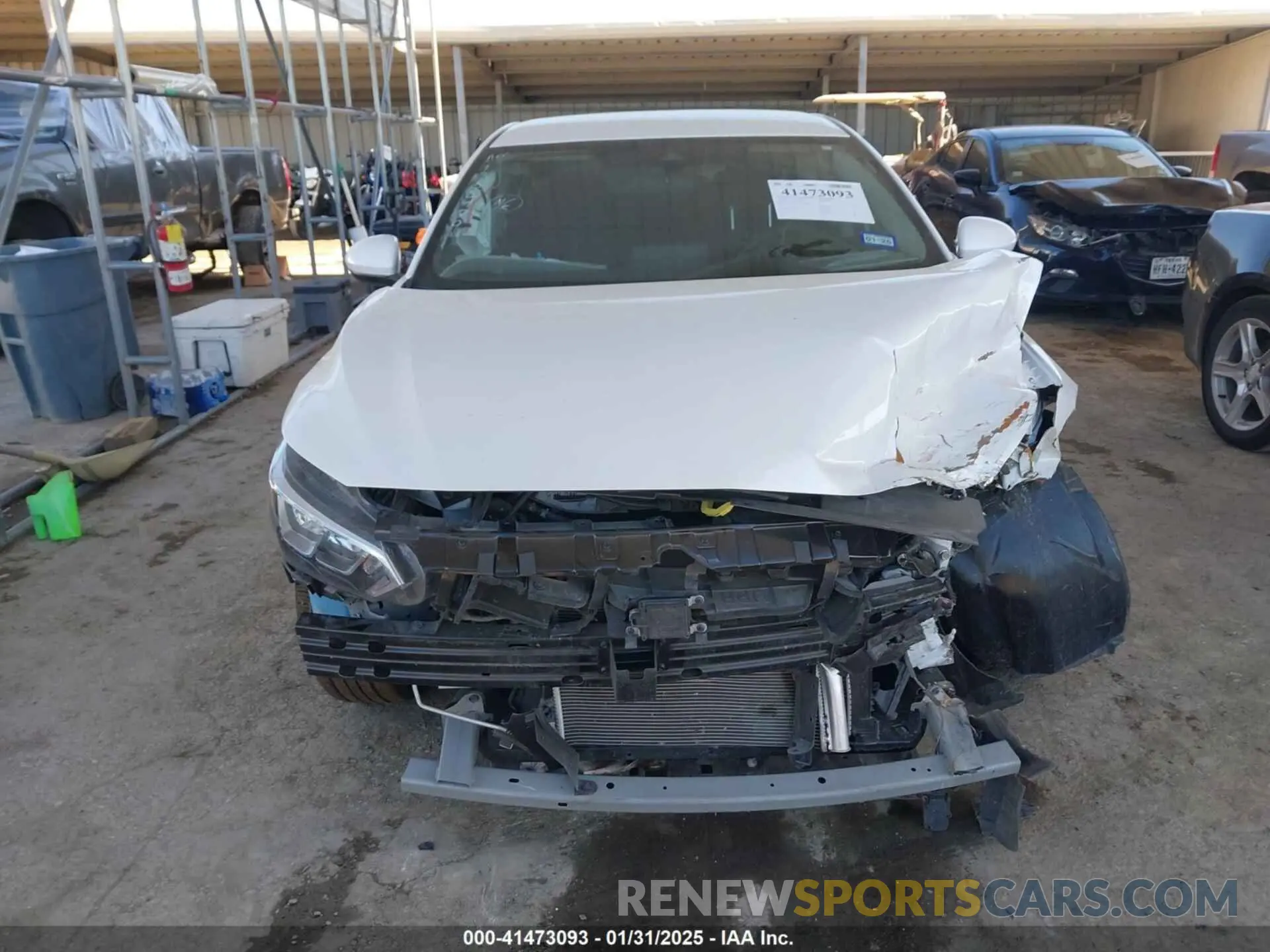 11 fotografías del automóvil dañado 3N1AB8CV0NY321394 NISSAN SENTRA 2022
