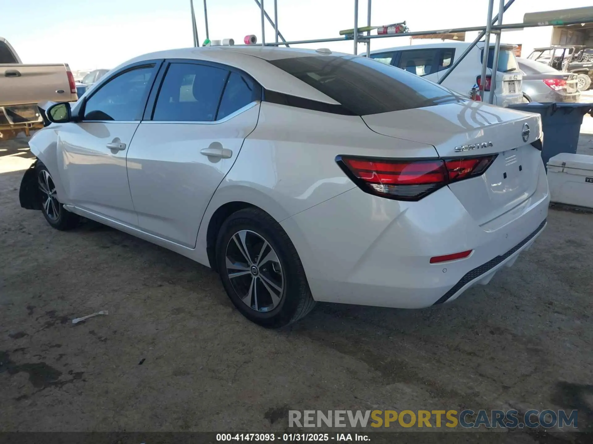 3 fotografías del automóvil dañado 3N1AB8CV0NY321394 NISSAN SENTRA 2022