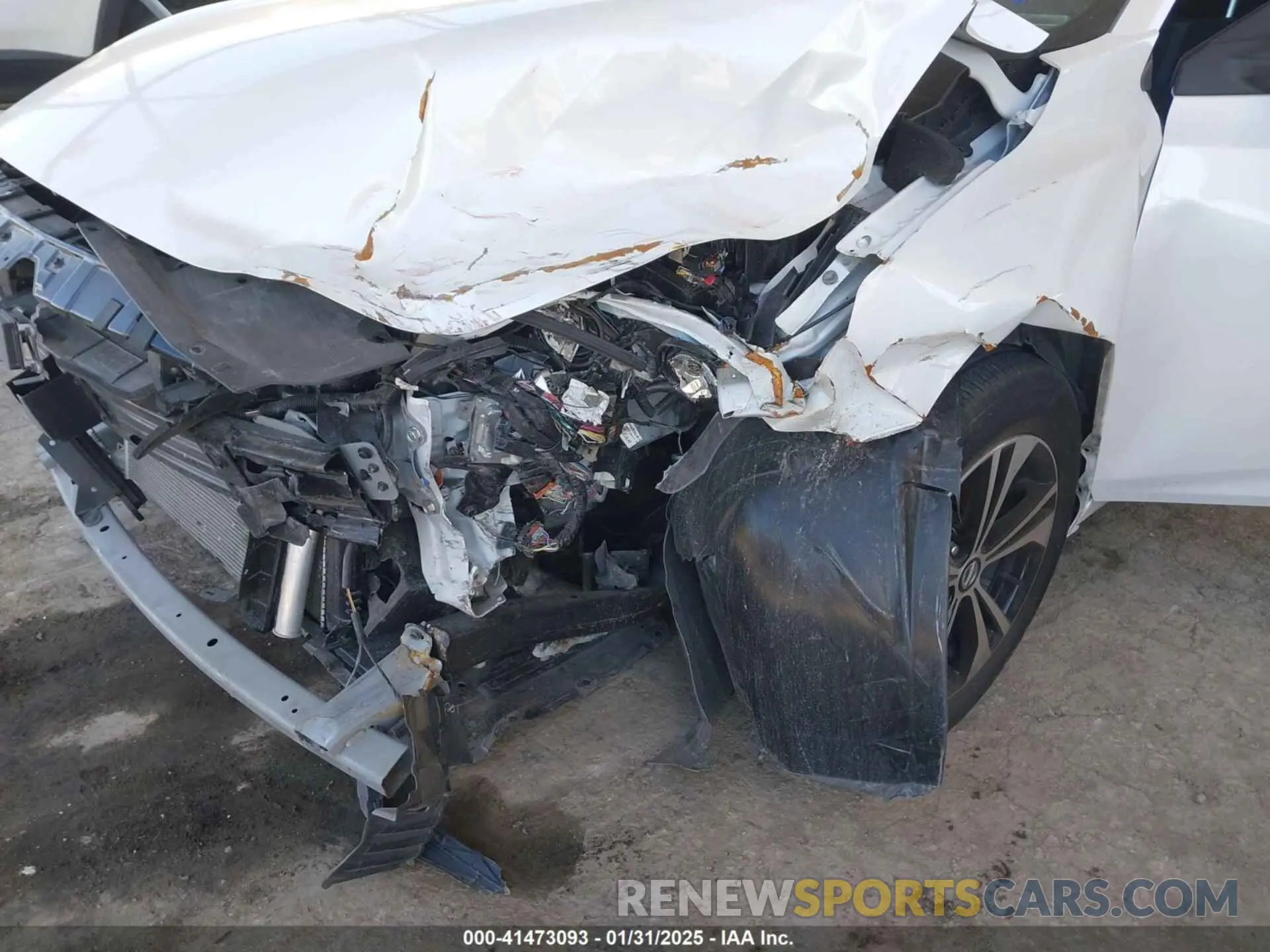 6 fotografías del automóvil dañado 3N1AB8CV0NY321394 NISSAN SENTRA 2022