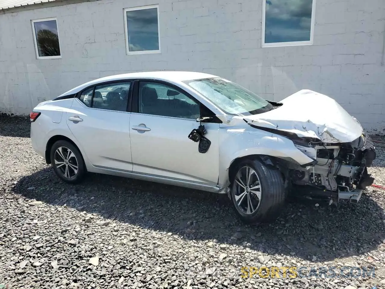 4 fotografías del automóvil dañado 3N1AB8CV1NY209512 NISSAN SENTRA 2022