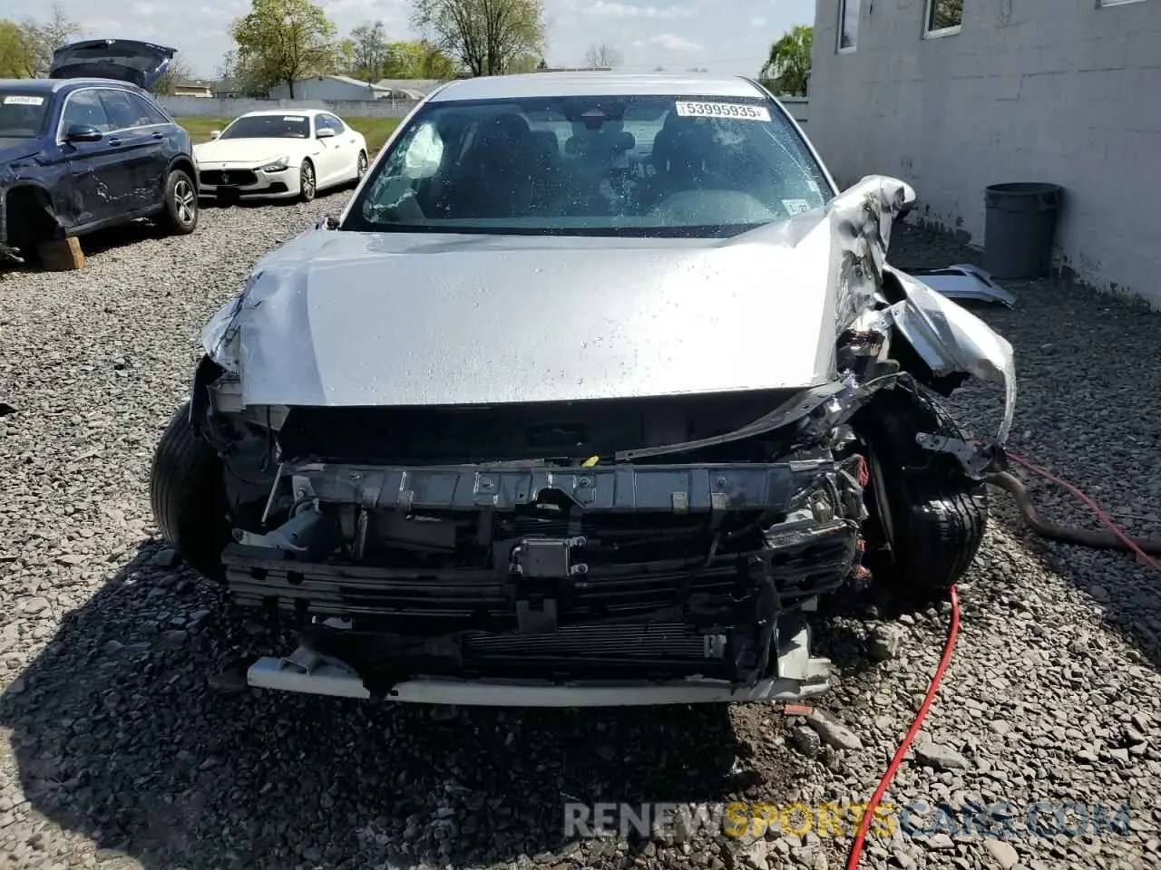 5 fotografías del automóvil dañado 3N1AB8CV1NY209512 NISSAN SENTRA 2022
