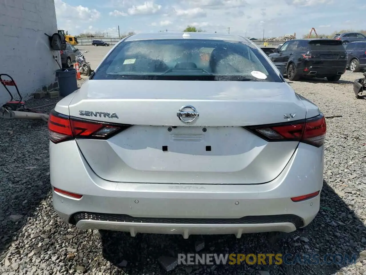 6 fotografías del automóvil dañado 3N1AB8CV1NY209512 NISSAN SENTRA 2022