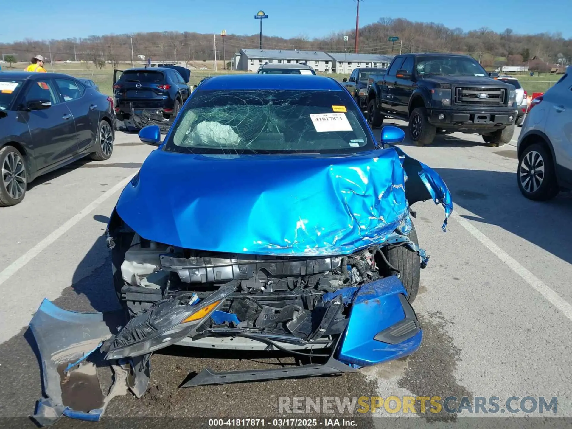 13 fotografías del automóvil dañado 3N1AB8CV1NY229162 NISSAN SENTRA 2022