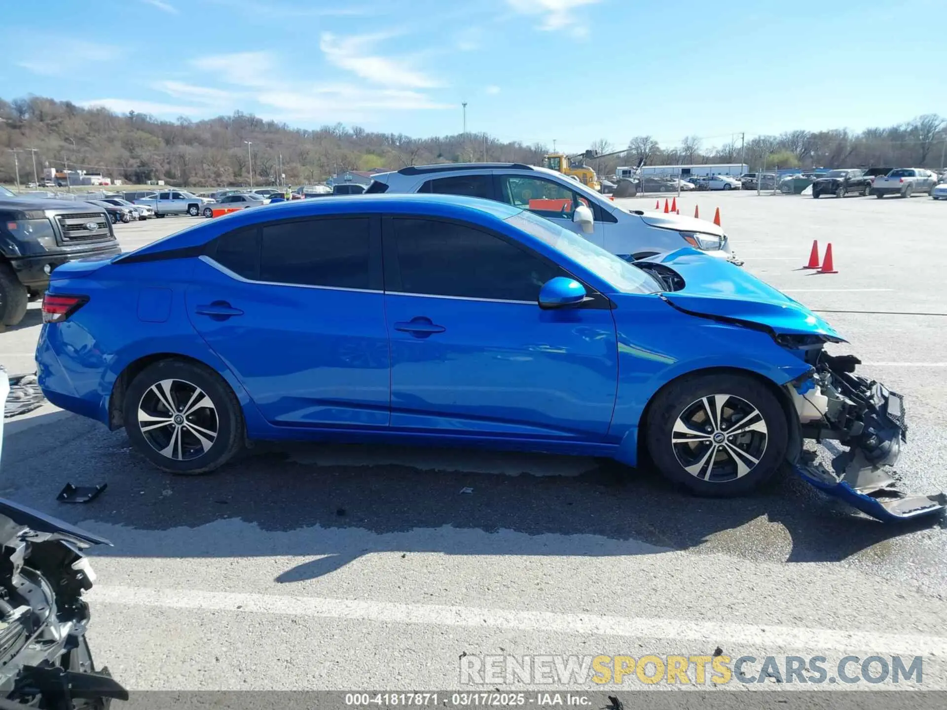 14 fotografías del automóvil dañado 3N1AB8CV1NY229162 NISSAN SENTRA 2022