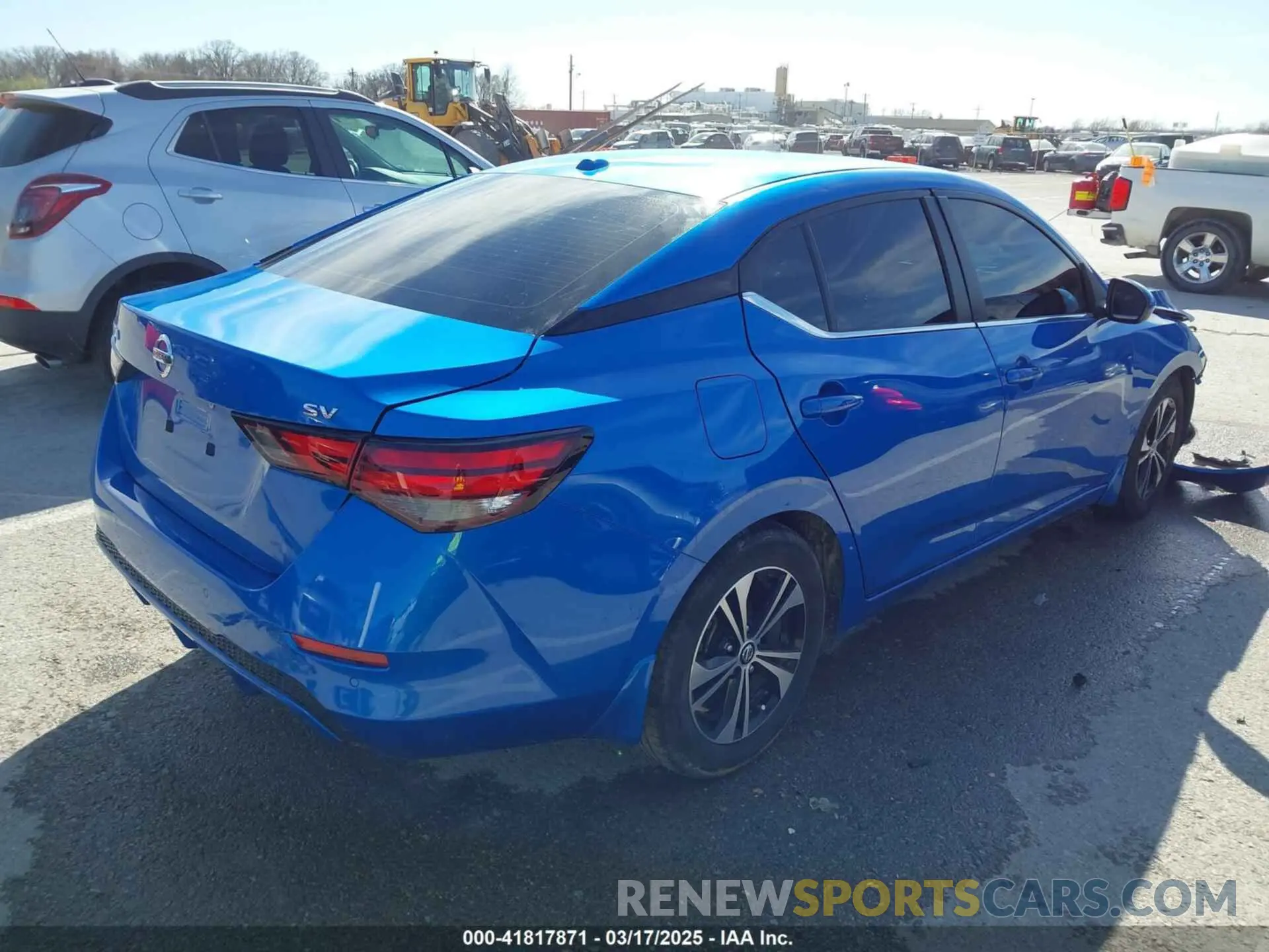 4 fotografías del automóvil dañado 3N1AB8CV1NY229162 NISSAN SENTRA 2022