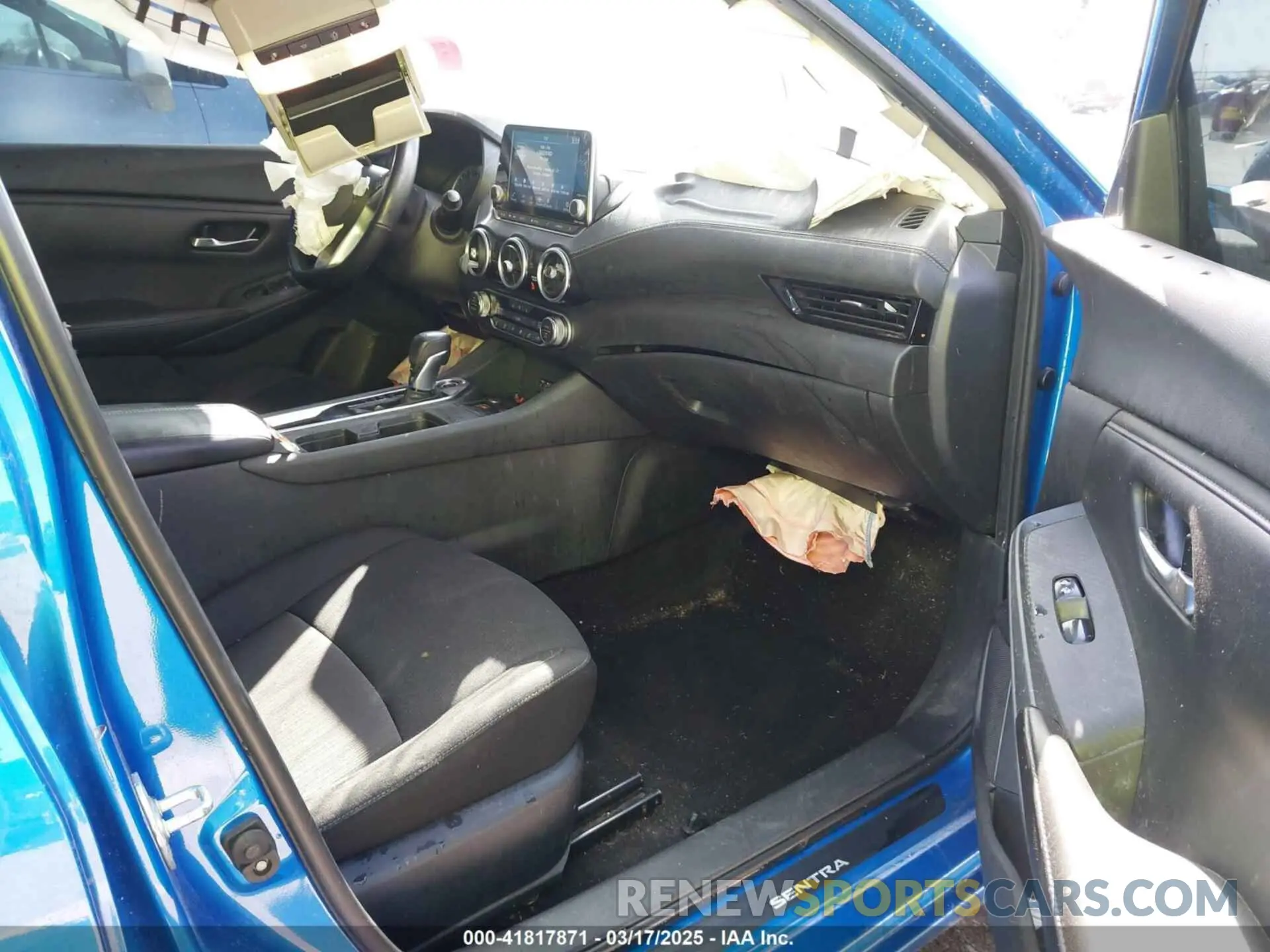 5 fotografías del automóvil dañado 3N1AB8CV1NY229162 NISSAN SENTRA 2022