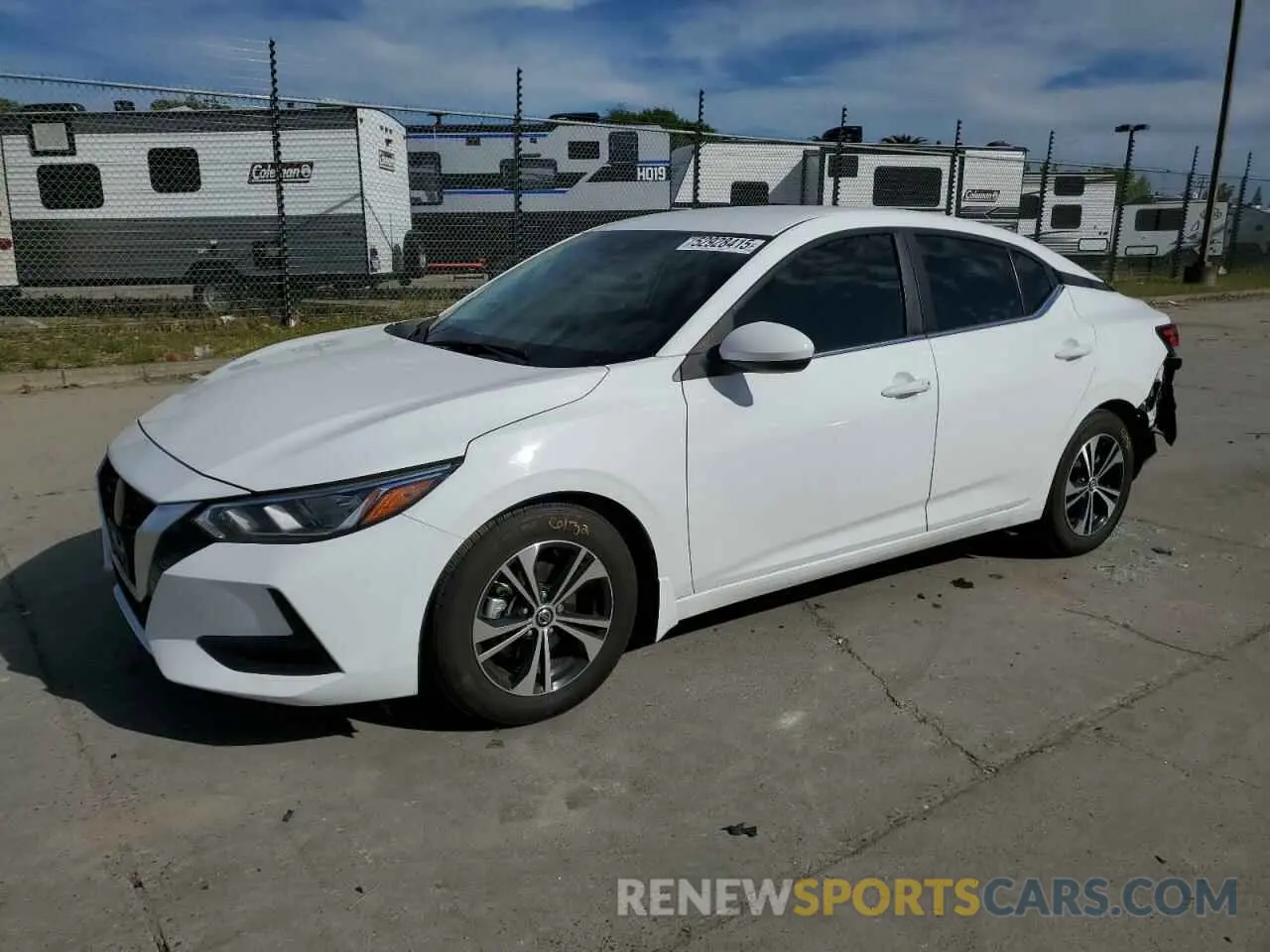 1 fotografías del automóvil dañado 3N1AB8CV1NY229954 NISSAN SENTRA 2022
