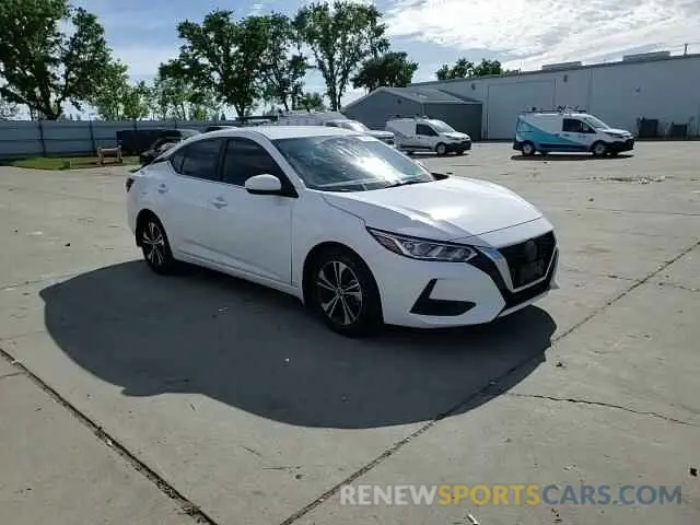 10 fotografías del automóvil dañado 3N1AB8CV1NY229954 NISSAN SENTRA 2022