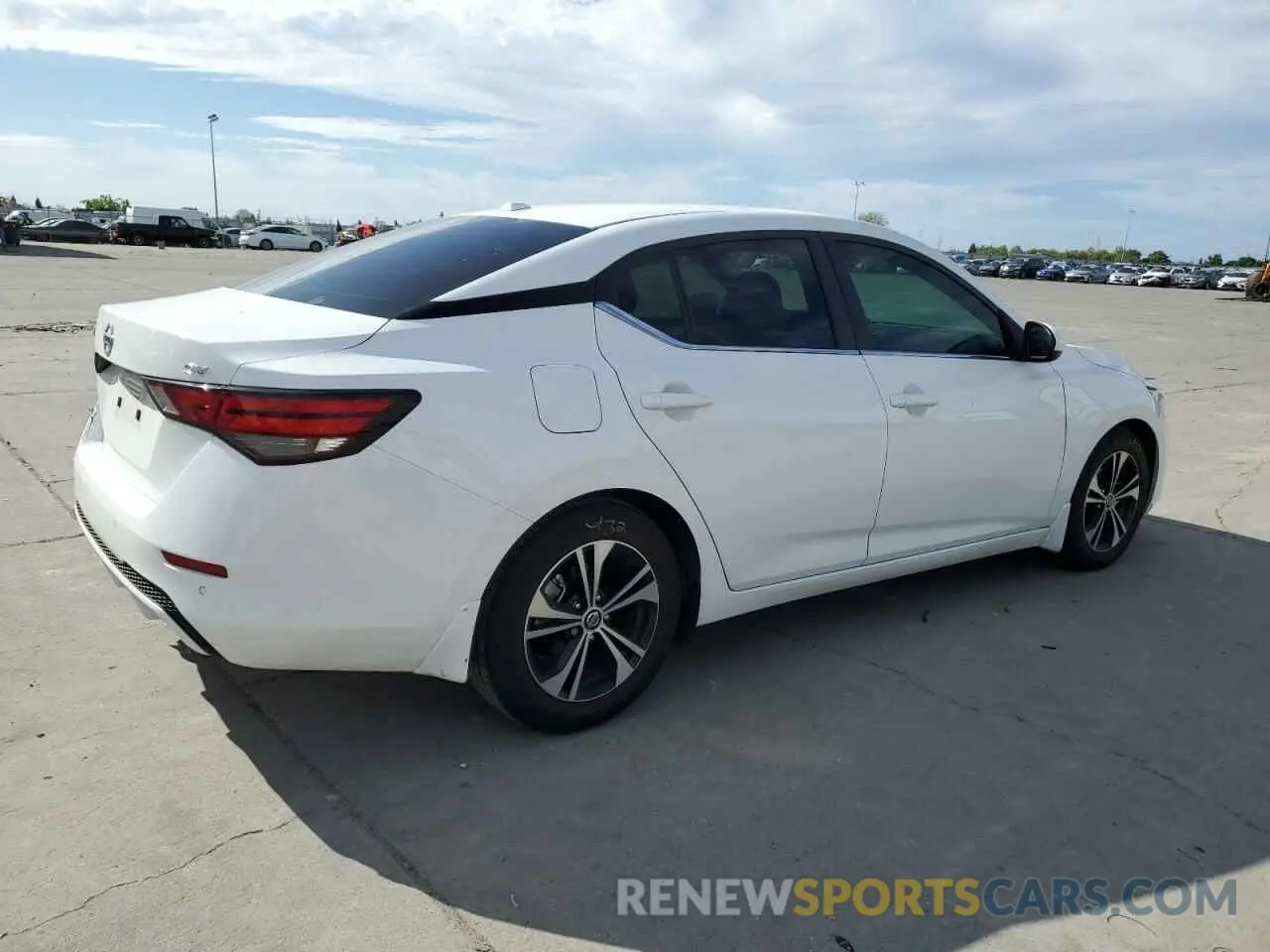 3 fotografías del automóvil dañado 3N1AB8CV1NY229954 NISSAN SENTRA 2022