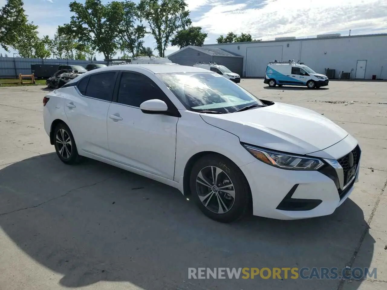 4 fotografías del automóvil dañado 3N1AB8CV1NY229954 NISSAN SENTRA 2022