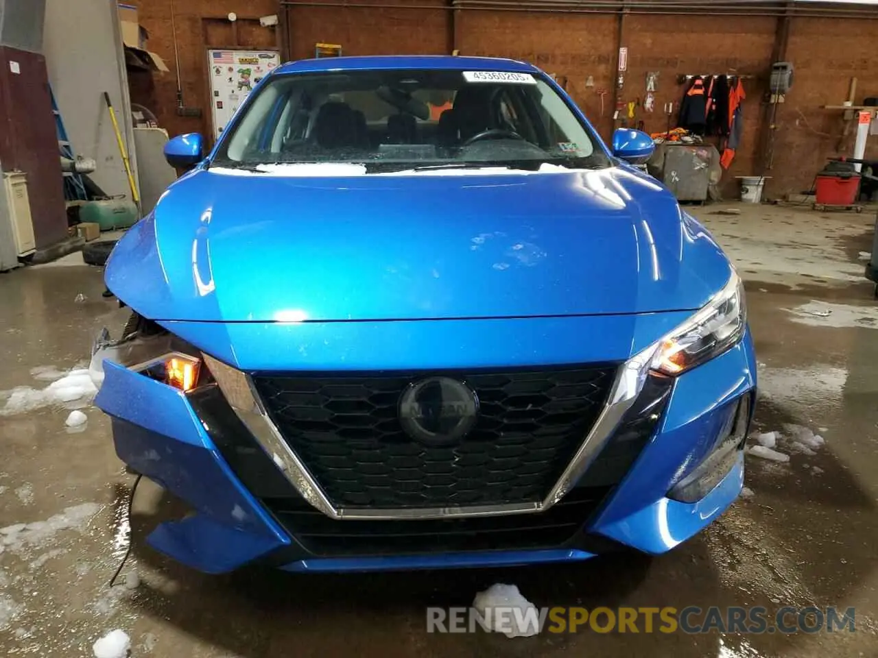 5 fotografías del automóvil dañado 3N1AB8CV1NY230120 NISSAN SENTRA 2022