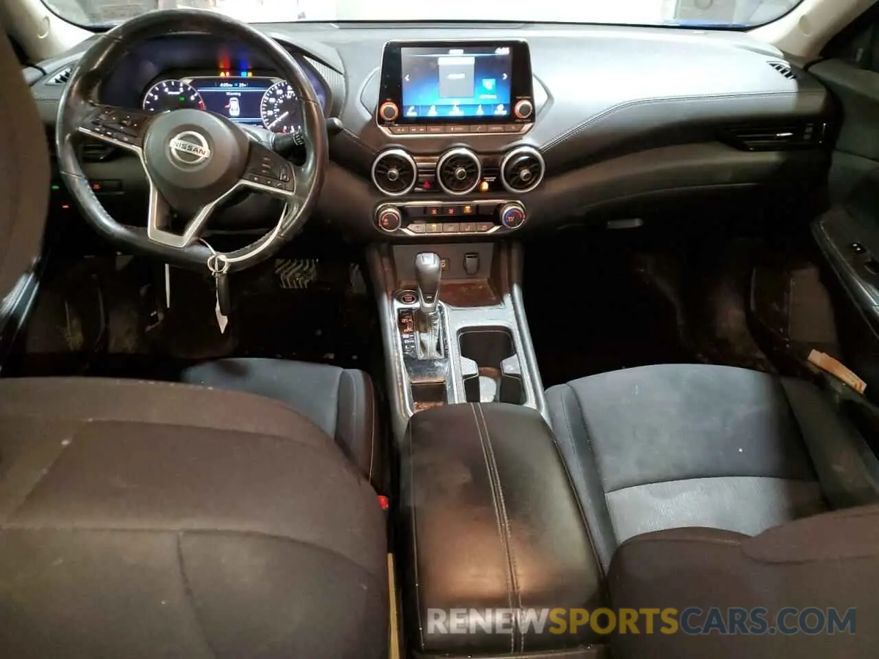 8 fotografías del automóvil dañado 3N1AB8CV1NY230120 NISSAN SENTRA 2022