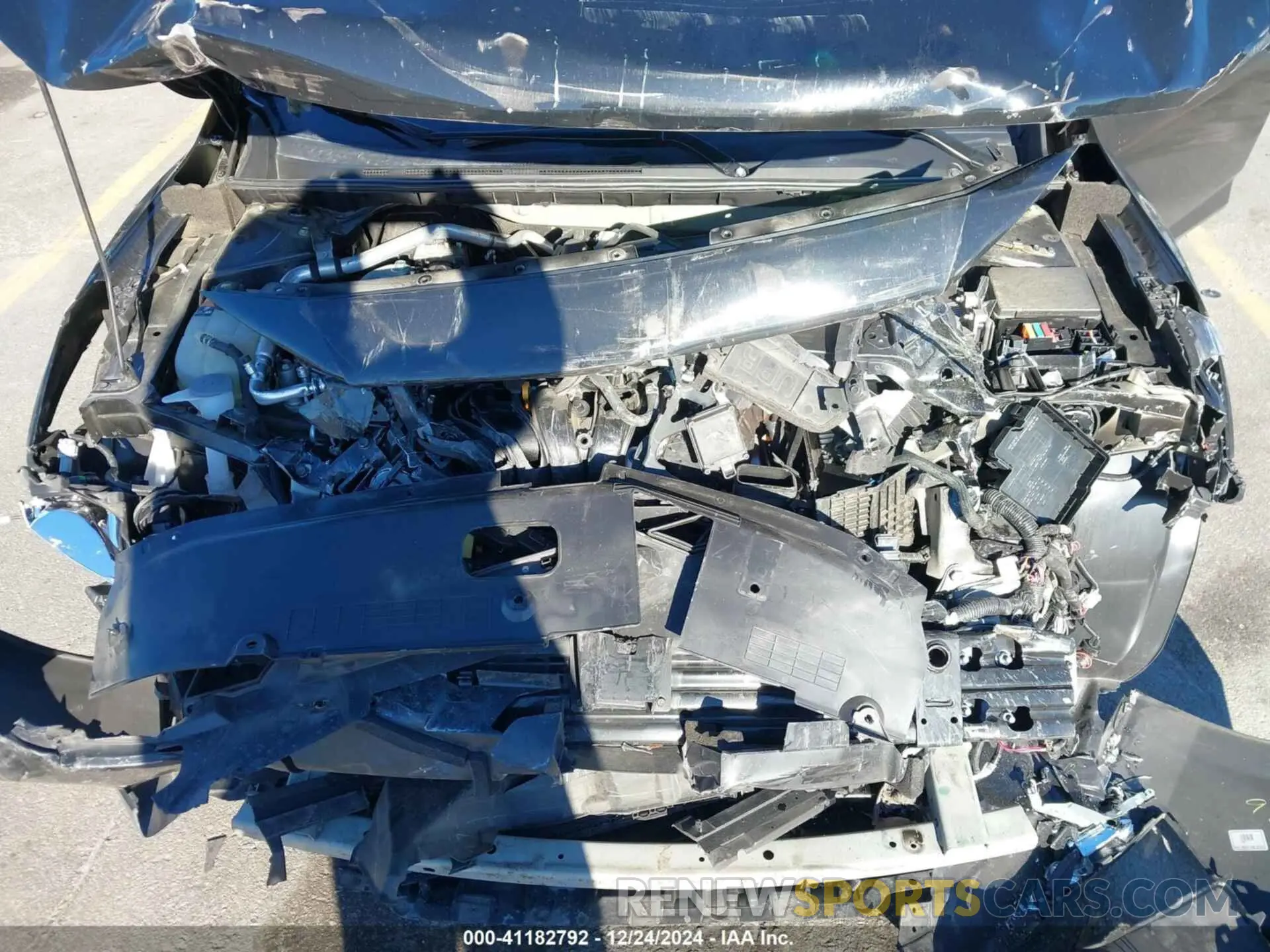 10 fotografías del automóvil dañado 3N1AB8CV1NY248259 NISSAN SENTRA 2022