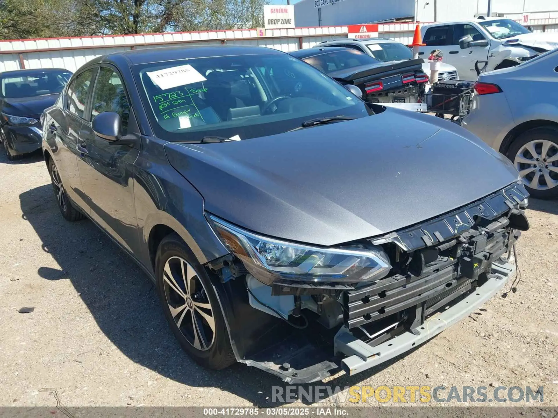 1 fotografías del automóvil dañado 3N1AB8CV1NY256765 NISSAN SENTRA 2022