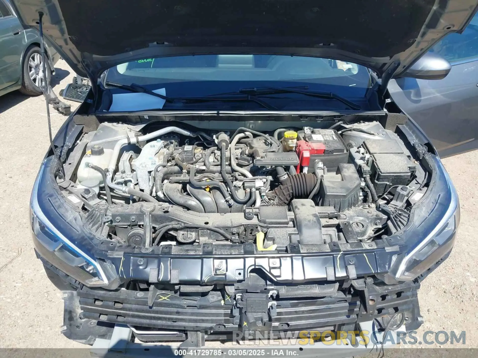 10 fotografías del automóvil dañado 3N1AB8CV1NY256765 NISSAN SENTRA 2022