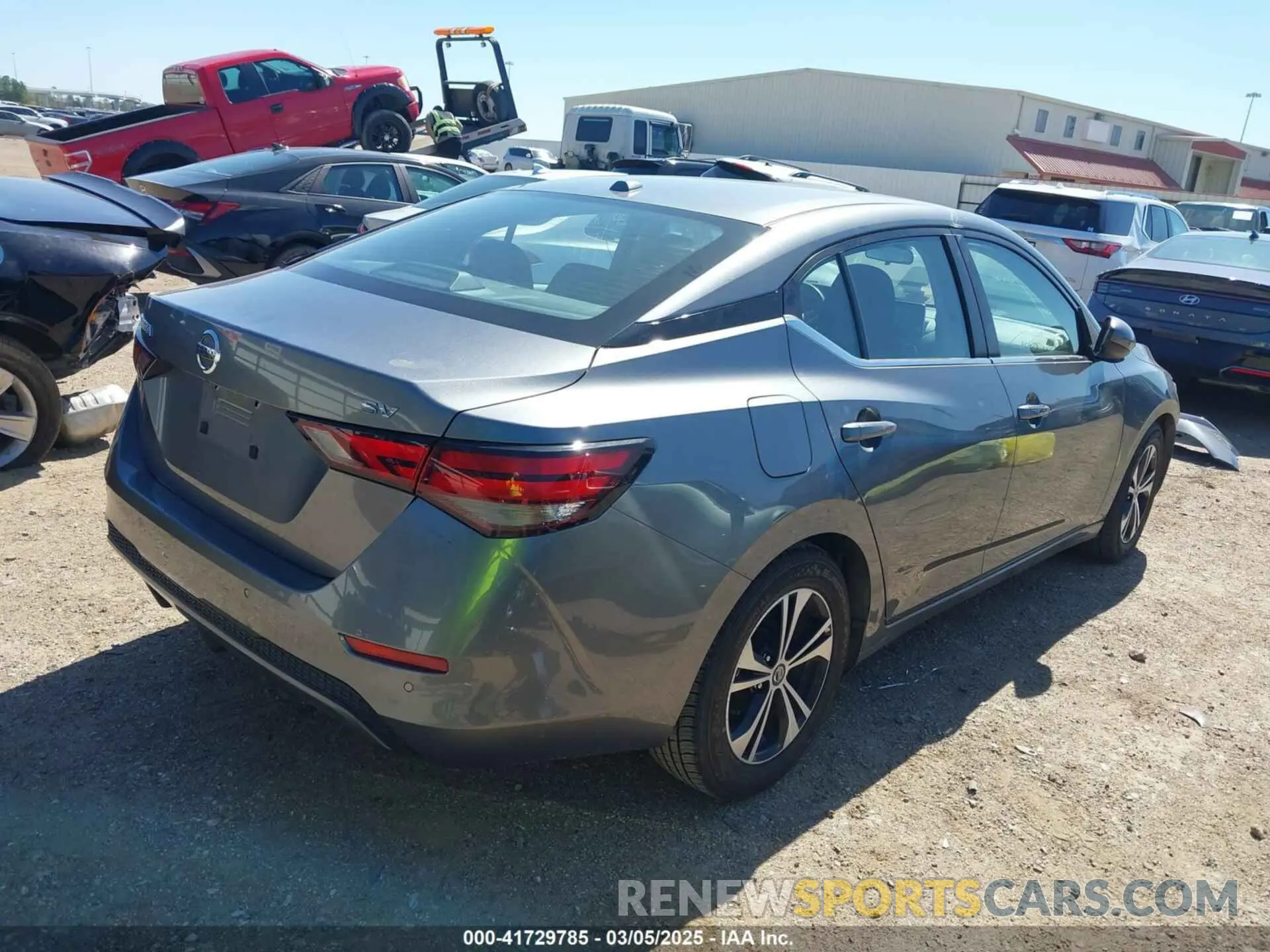 4 fotografías del automóvil dañado 3N1AB8CV1NY256765 NISSAN SENTRA 2022