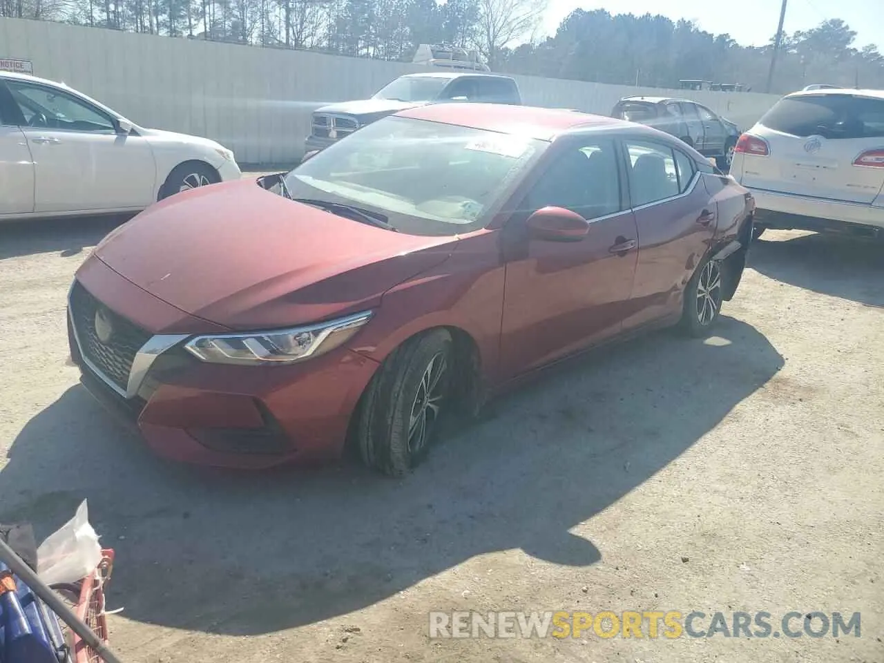 1 fotografías del automóvil dañado 3N1AB8CV1NY274053 NISSAN SENTRA 2022