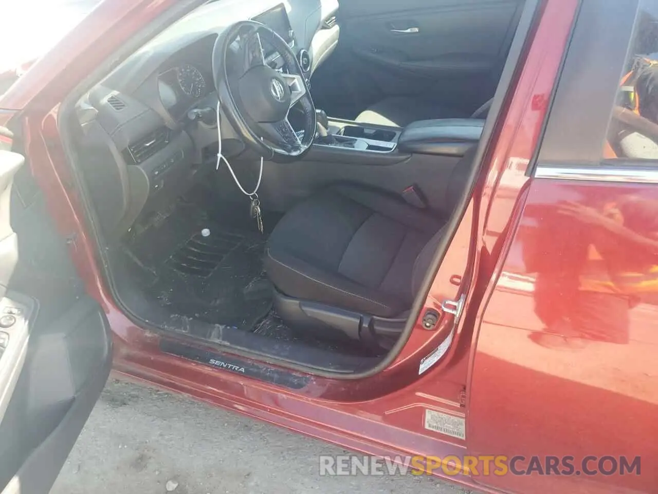 7 fotografías del automóvil dañado 3N1AB8CV1NY274053 NISSAN SENTRA 2022