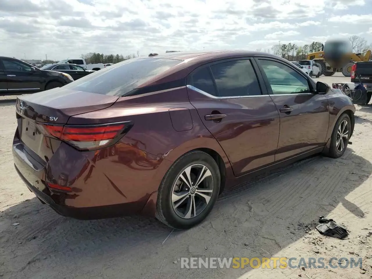3 fotografías del automóvil dañado 3N1AB8CV1NY287868 NISSAN SENTRA 2022