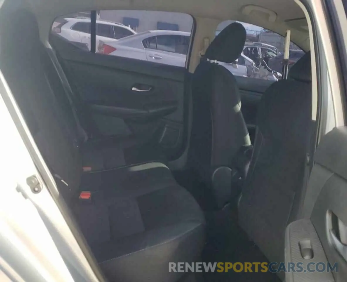 10 fotografías del automóvil dañado 3N1AB8CV1NY296277 NISSAN SENTRA 2022