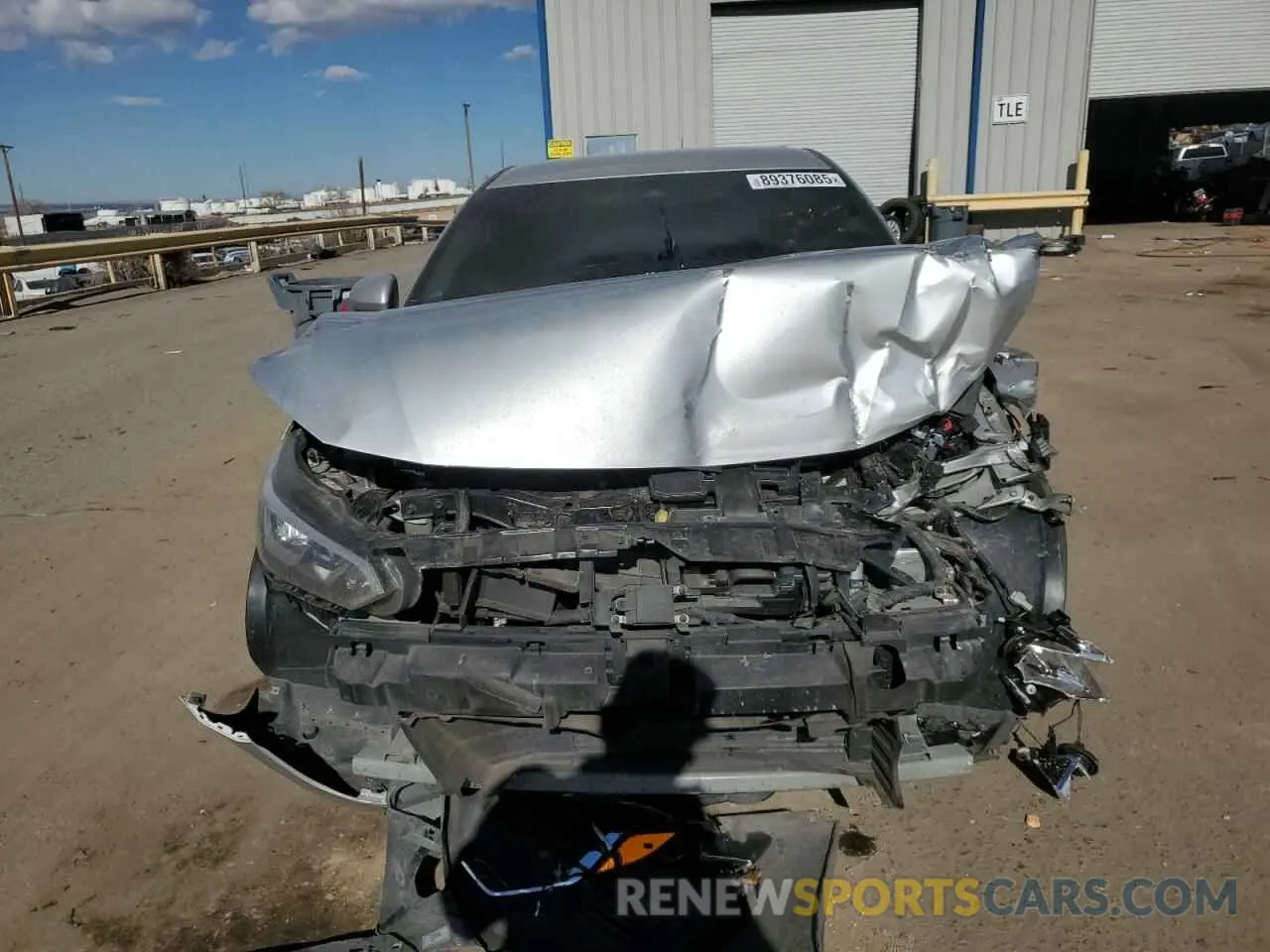 5 fotografías del automóvil dañado 3N1AB8CV1NY296277 NISSAN SENTRA 2022