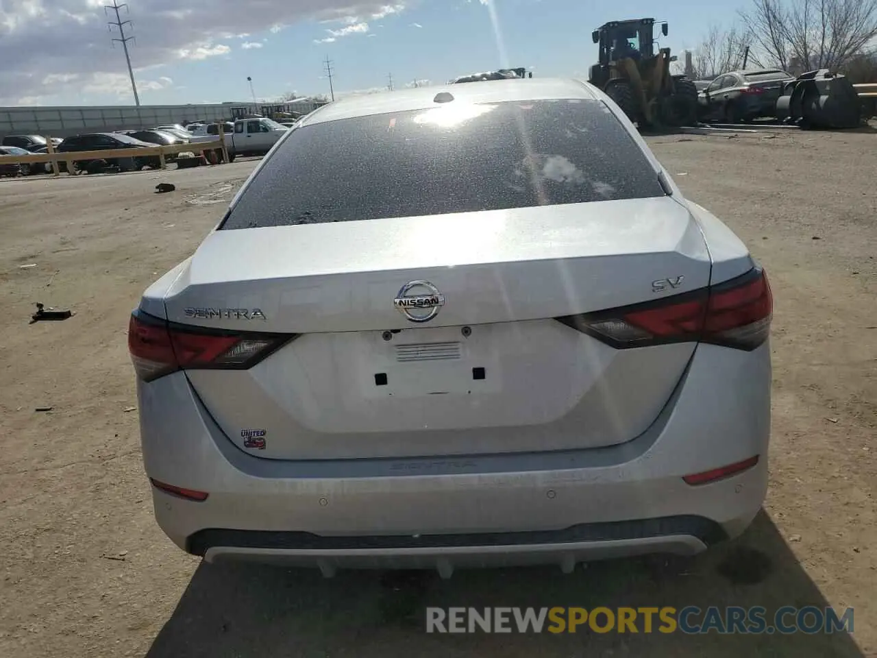 6 fotografías del automóvil dañado 3N1AB8CV1NY296277 NISSAN SENTRA 2022
