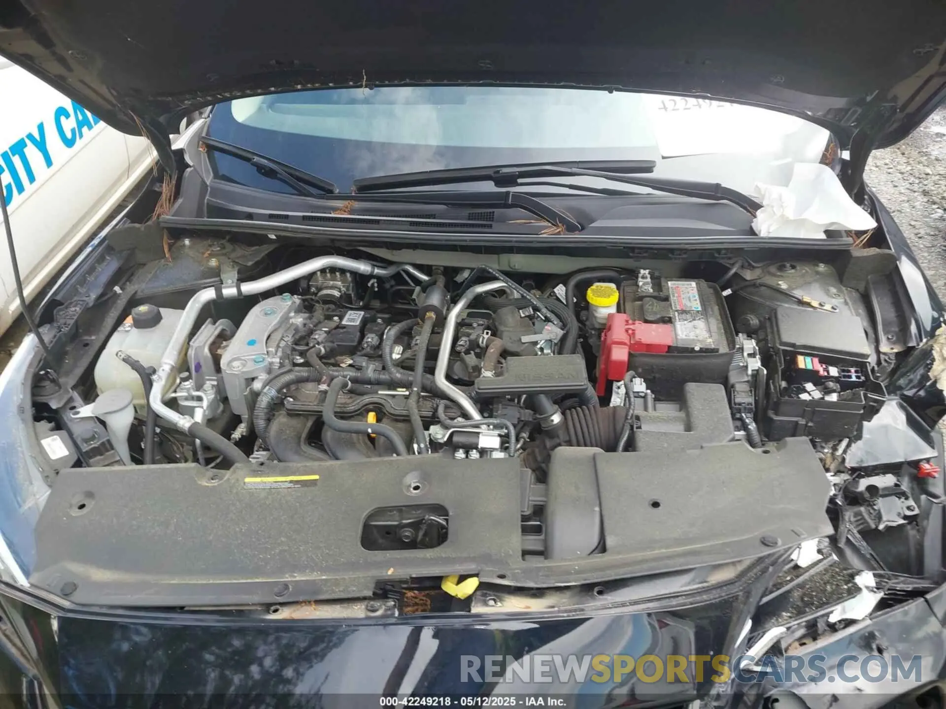 10 fotografías del automóvil dañado 3N1AB8CV1NY301168 NISSAN SENTRA 2022